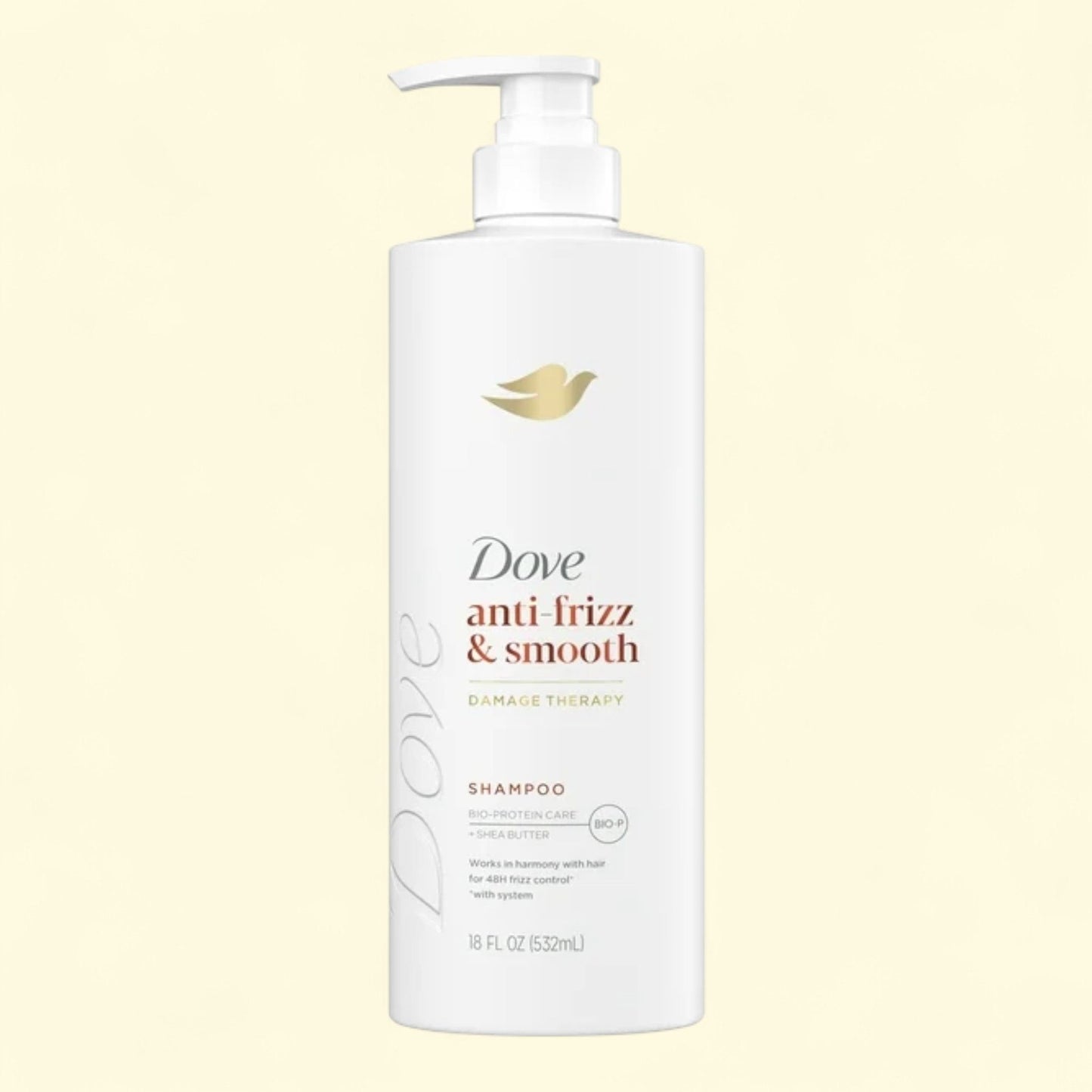 Dove Shampoo for Women Anti Frizz & Smooth, 18 oz