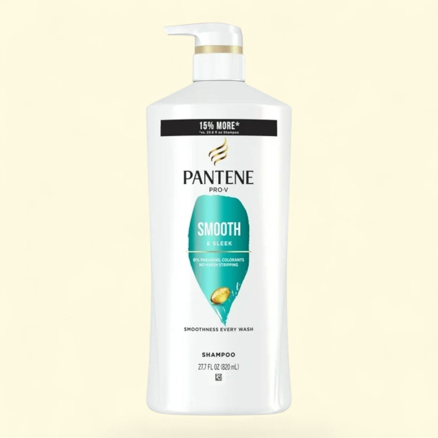 Pantene Pro-V Smooth and Sleek Shampoo, 27.7 fl oz