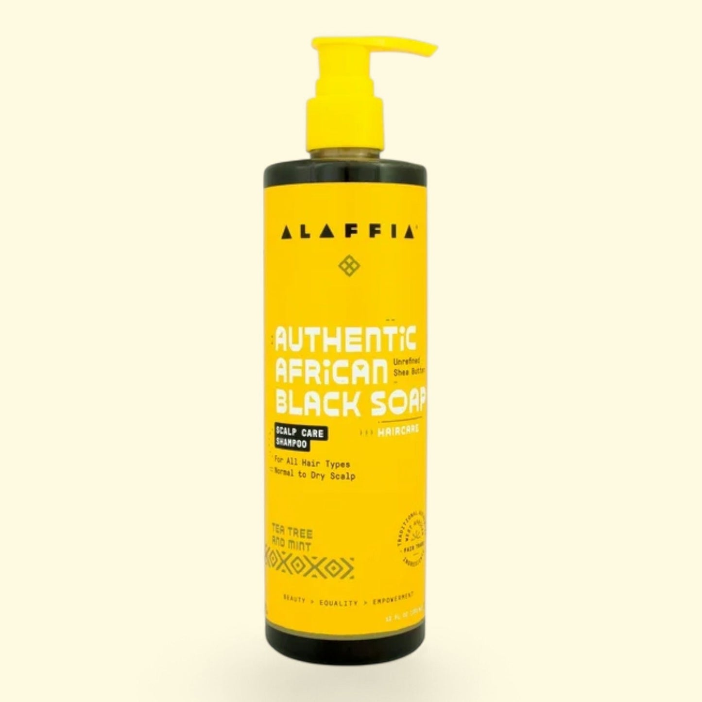 Alaffia African Black Soap Tea Tree and Mint Scalp Care Daily Shamp... — authentic US product shipped worldwide by Treatspree