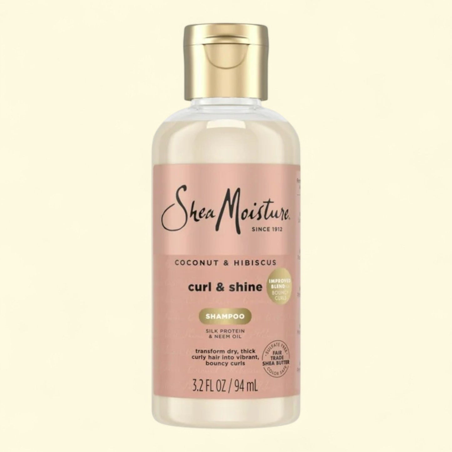 SheaMoisture Moisture & Define Shampoo Coconut & Hibiscus, 3.2 oz