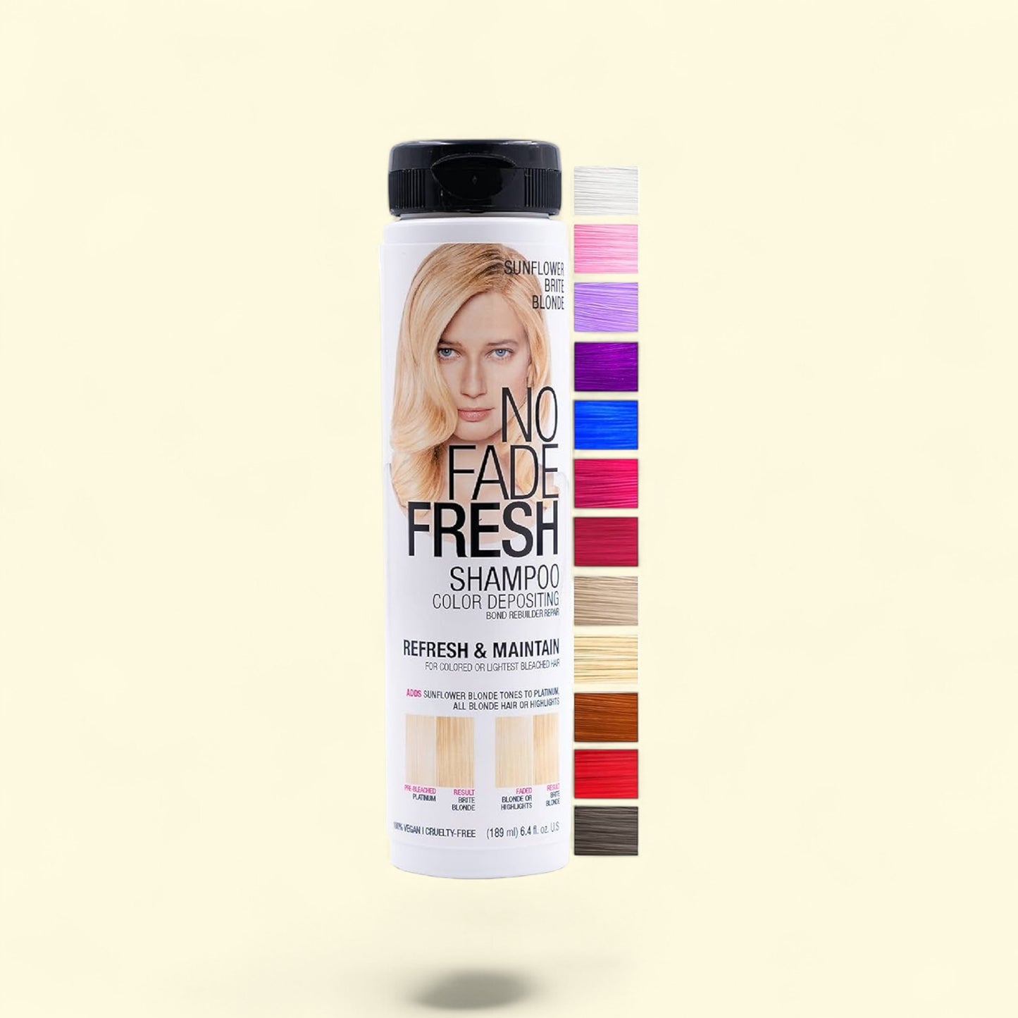 No Fade Fresh Color Depositing Shampoo, 6.4 oz - Sunflower Bright B... — authentic US product shipped worldwide by Treatspree