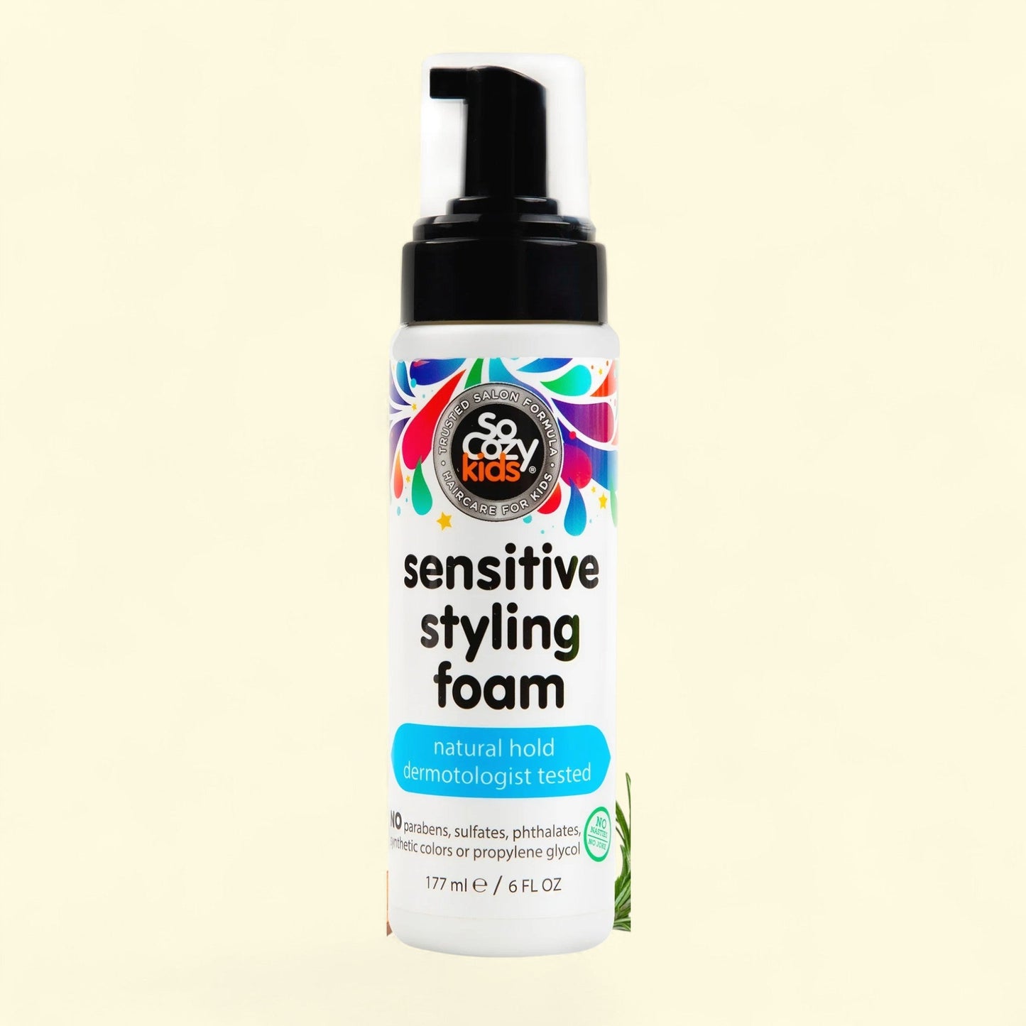 sensitive styling foam