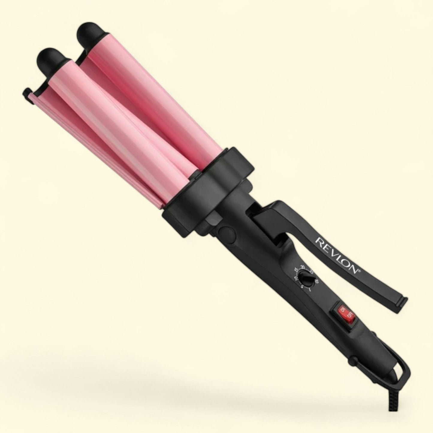 Revlon Hair Waver, 3 Barrel Jumbo Ceramic, Pink, (Single Unit)