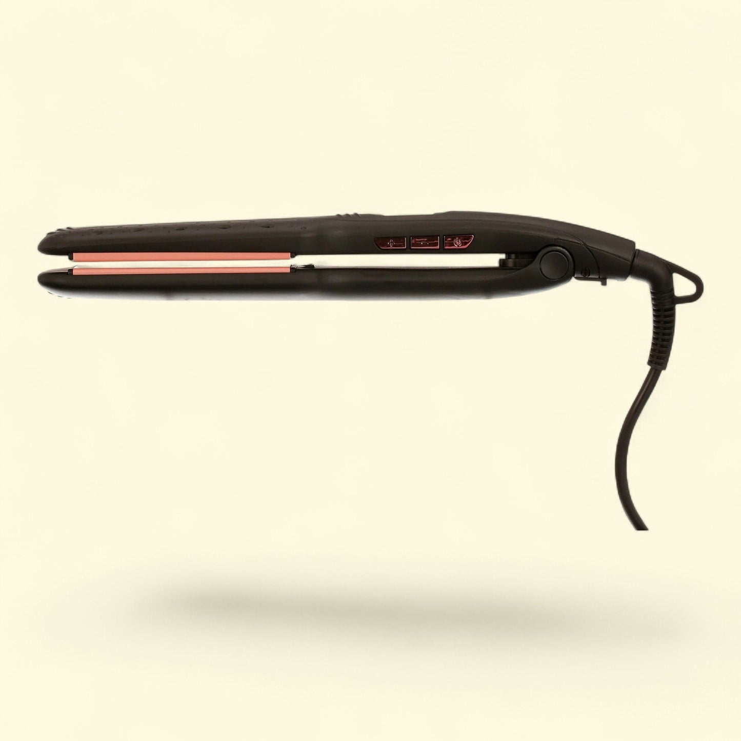 Kim Kimble Professional 2" Ceramic Tourmaline Flat Iron Hair Straightener, Black, (Single Unit)
