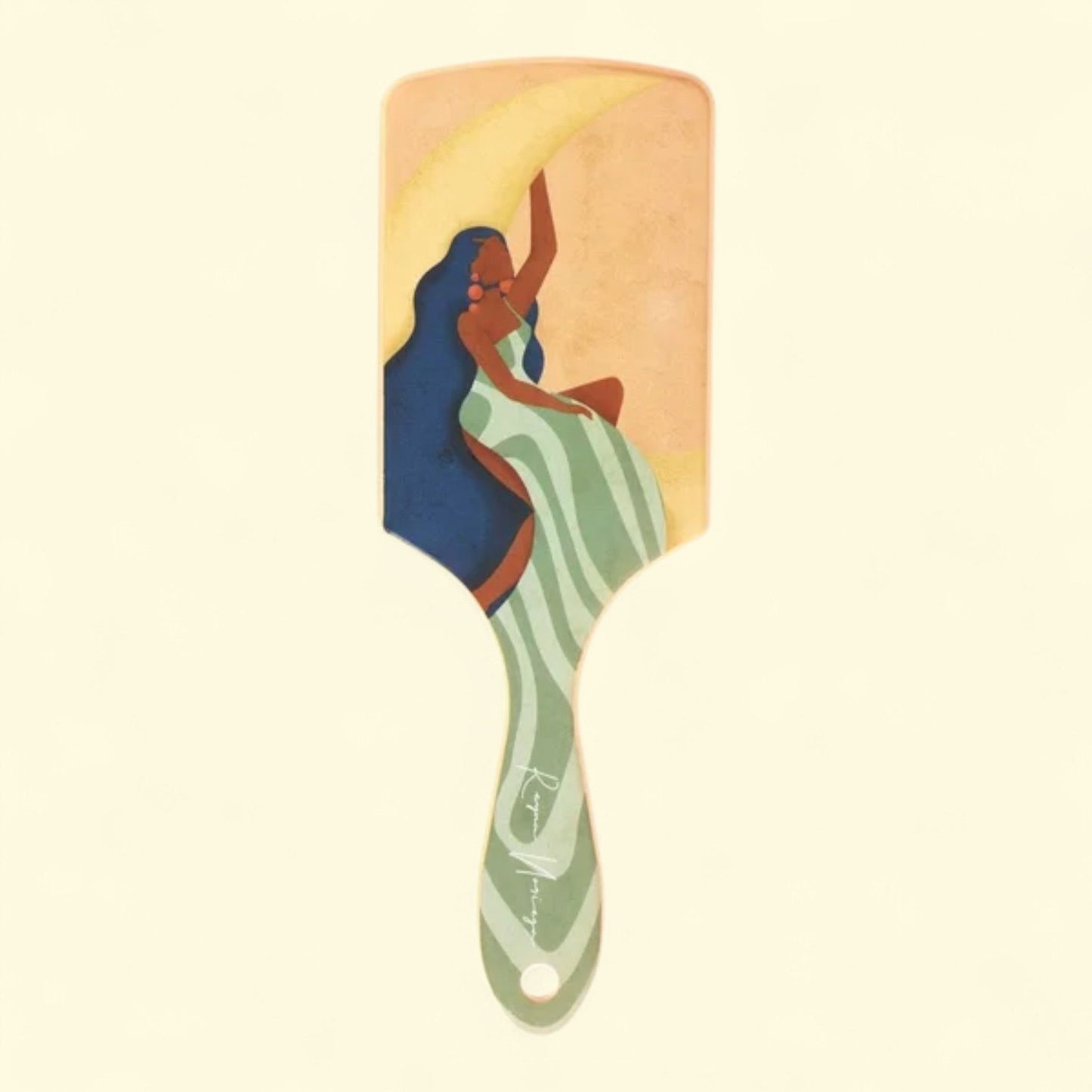 Goody Ouchless Detangling Paddle Brush, Orange, 1 CT