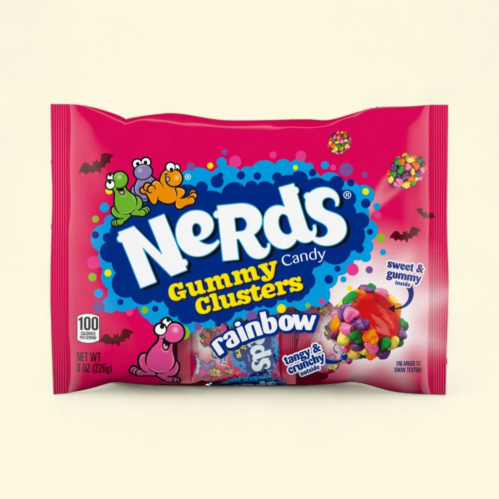 Nerds Rainbow Gummy Clusters Candy - Crunchy & Gummy — authentic US product shipped worldwide by Treatspree