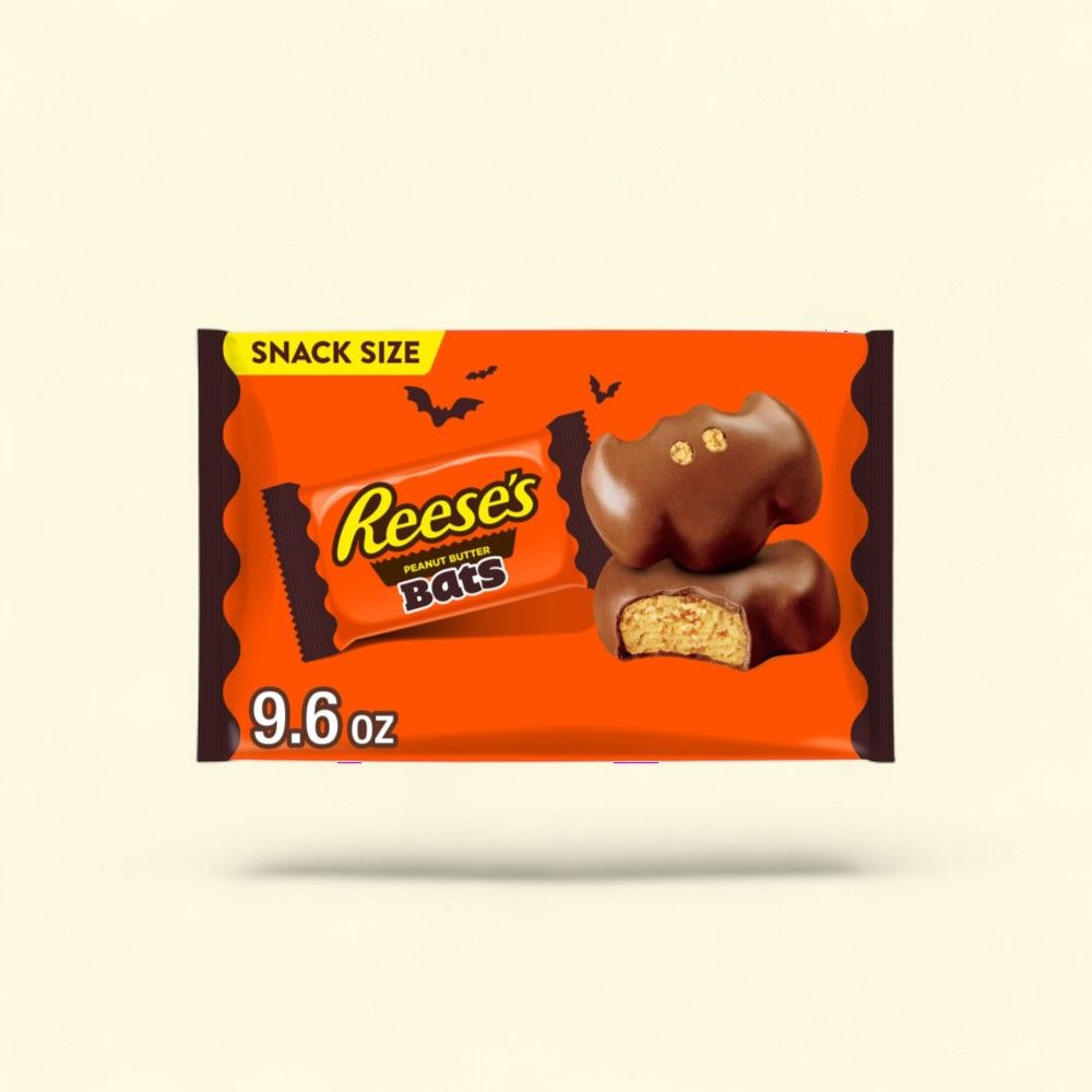 Reese's Milk Chocolate Peanut Butter Bats Halloween Candy Bag — authentic US product shipped worldwide by Treatspree
