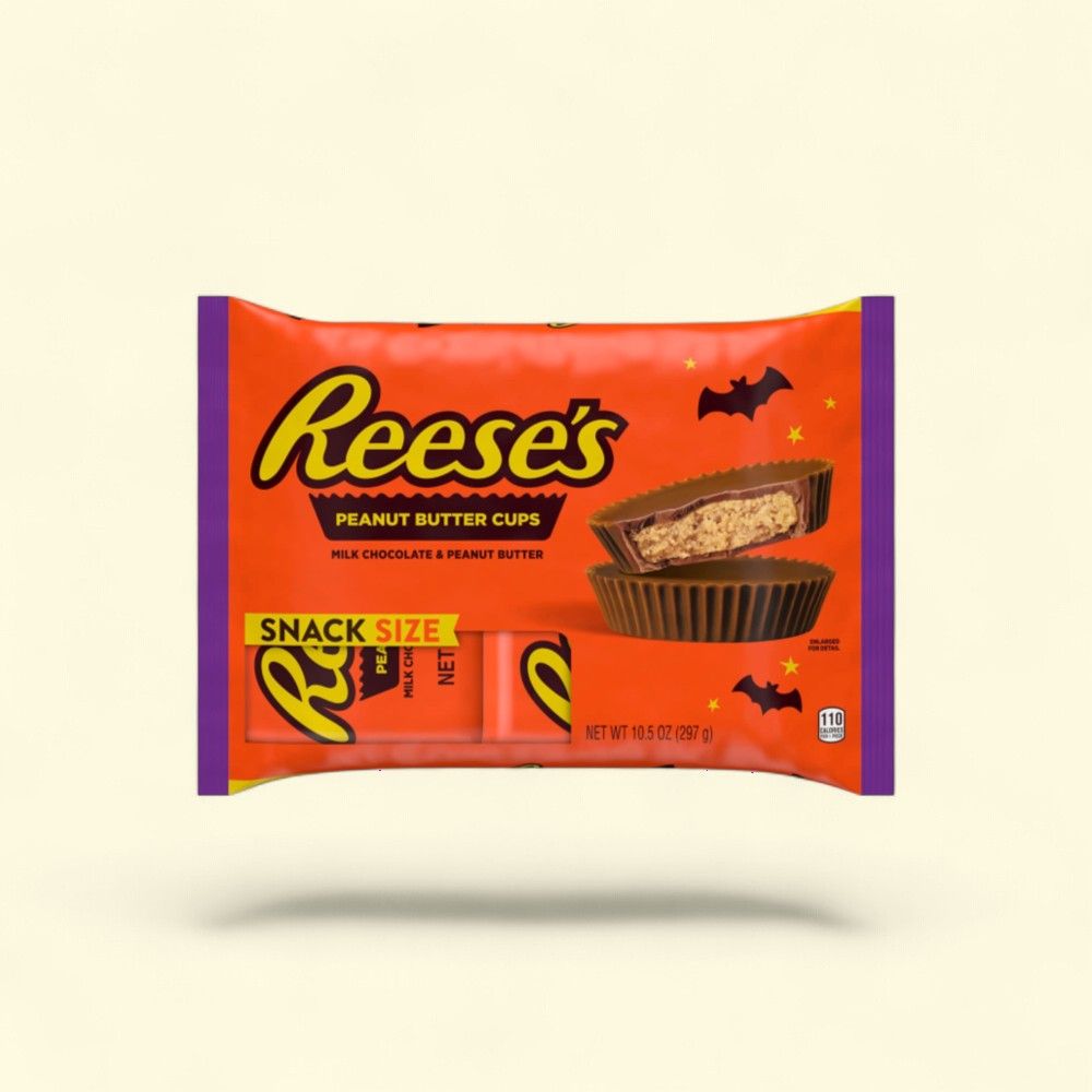 Reese's Milk Chocolate Snack Size Peanut Butter Cups — authentic US product shipped worldwide by Treatspree