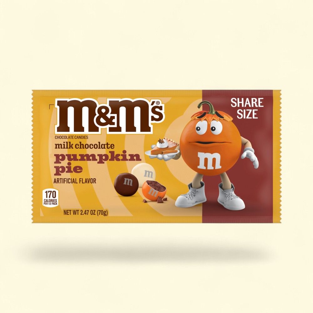 M&M's Pumpkin Pie Milk Chocolate Candies — authentic US product shipped worldwide by Treatspree