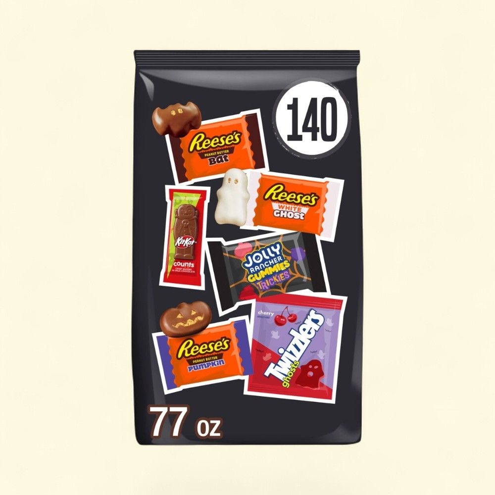 Hershey's Assorted Snack Size Halloween Candy Bulk Bag, 77 oz — authentic US product shipped worldwide by Treatspree