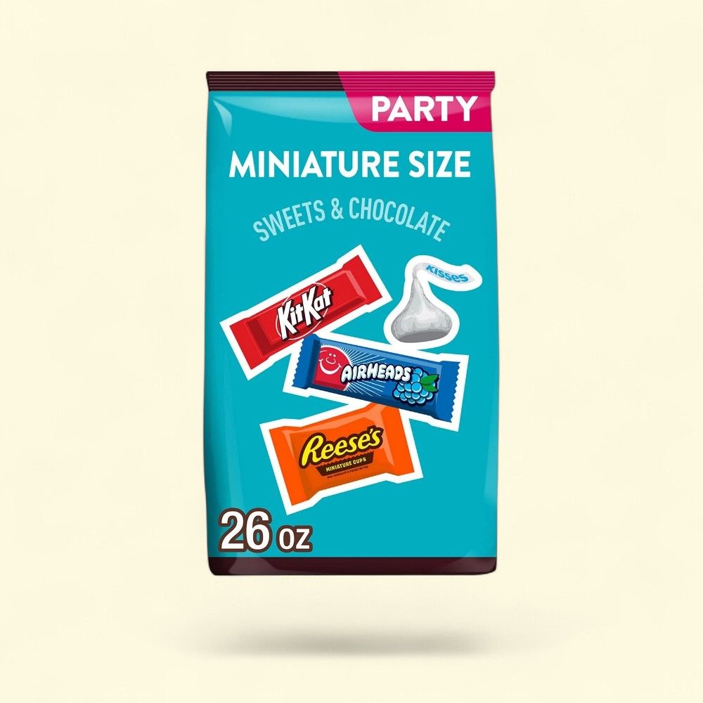 Hershey's, Reese's, Kit Kat & Airheads Assorted Mini Candy Party Pack — authentic US product shipped worldwide by Treatspree