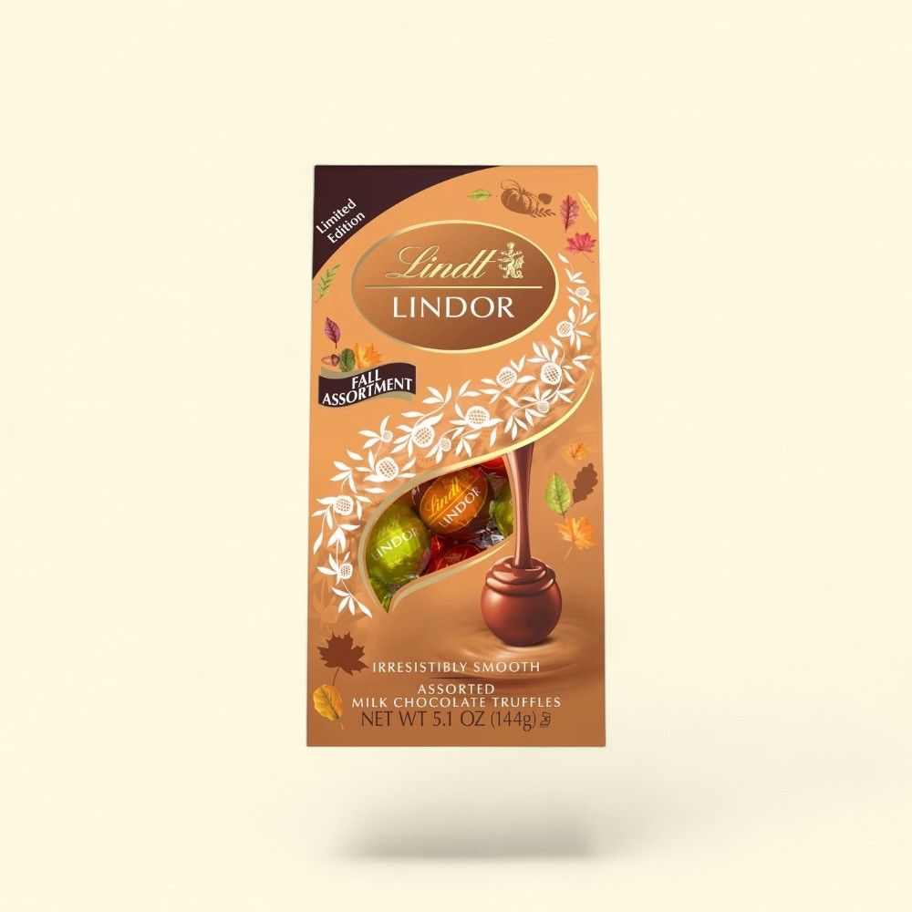 Lindt Lindor Fall Assortment Bag, 5.1 oz — authentic US product shipped worldwide by Treatspree