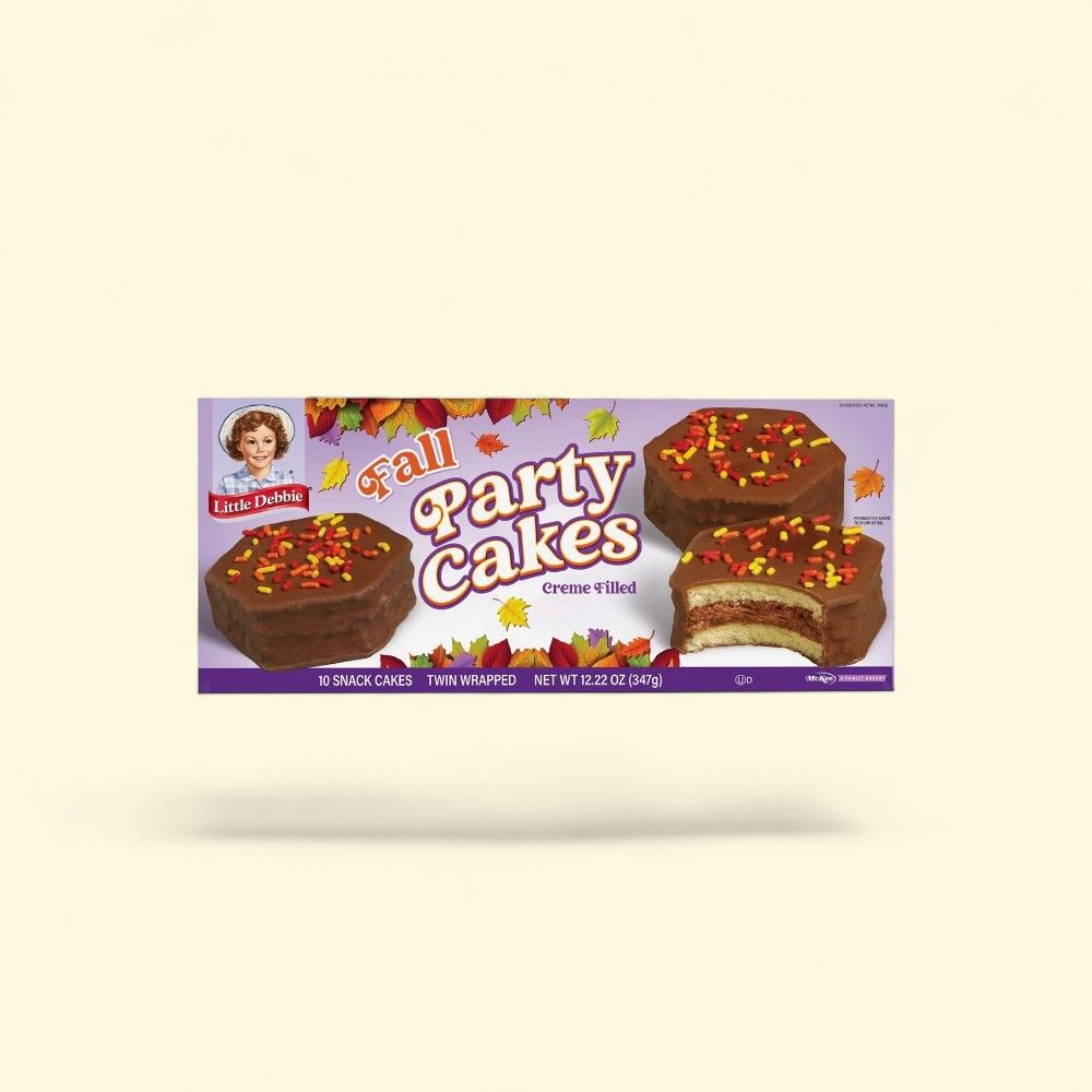 Little Debbie Fall Party Cakes, Chocolate, 10 Count — authentic US product shipped worldwide by Treatspree