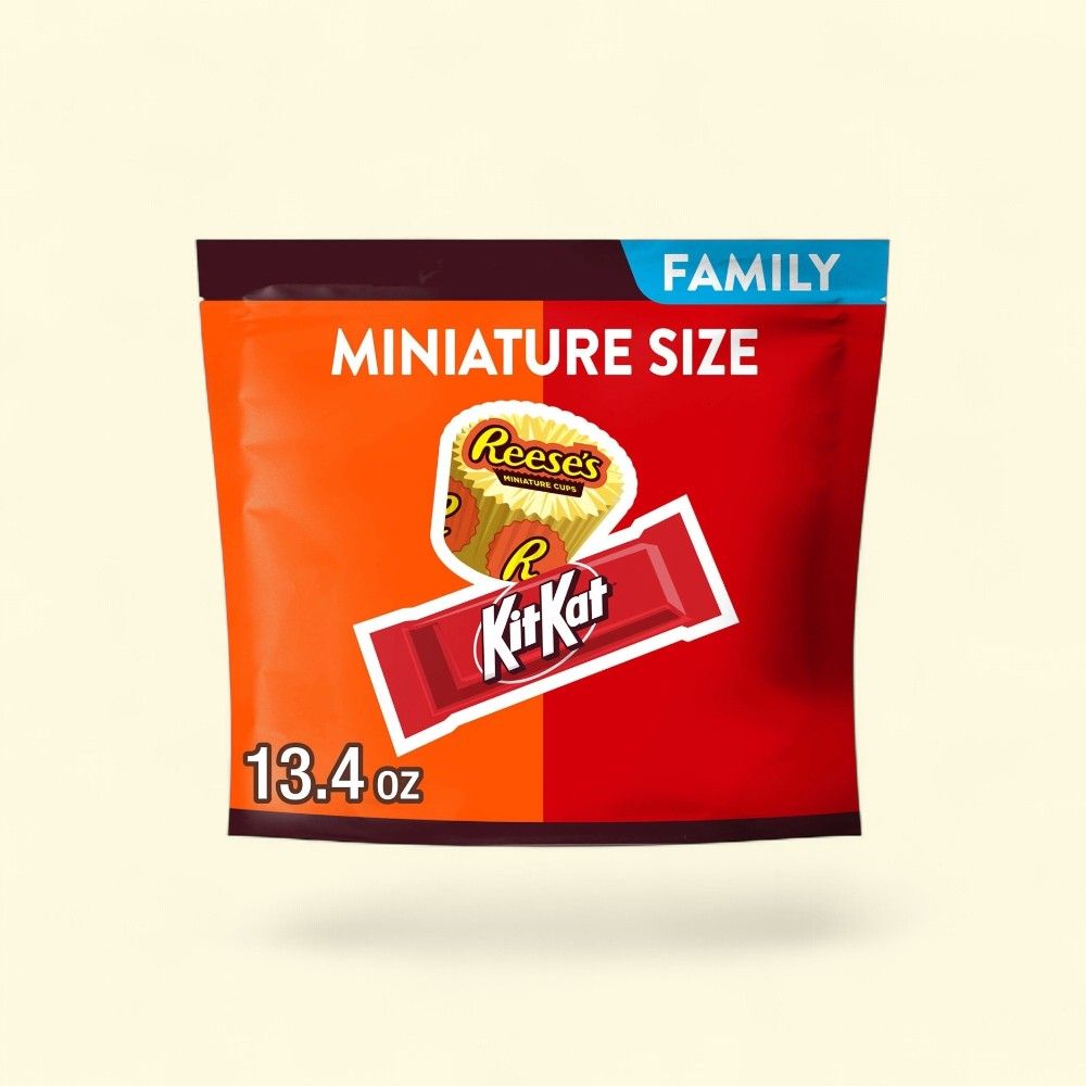 Reese's & Kit Kat Assorted Miniature Chocolate Candy (13.4 oz) — authentic US product shipped worldwide by Treatspree