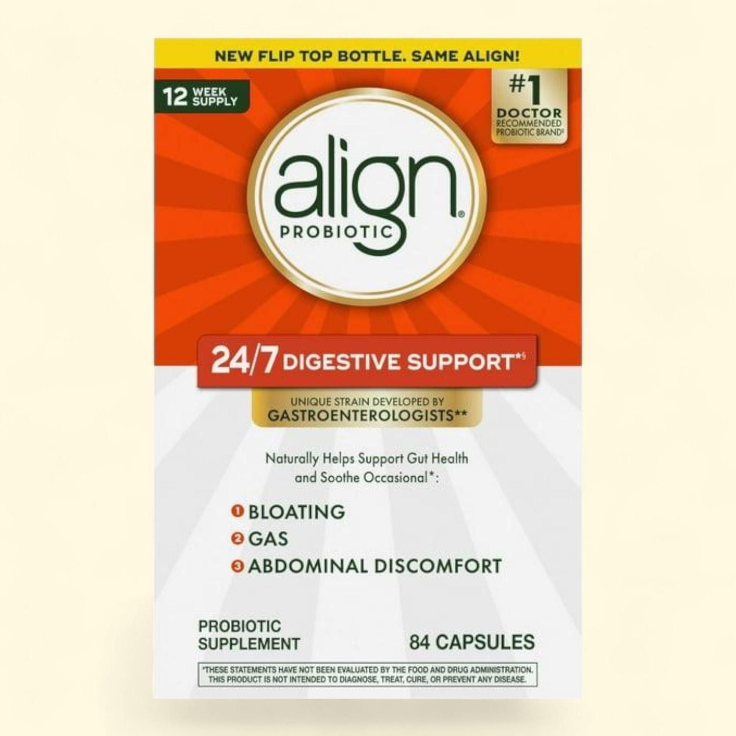 Align Probiotic, Digestive Health Supplement Capsules, 84 ct.