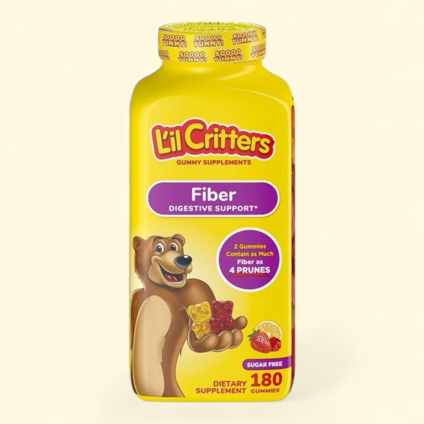 L'il Critters Fiber Gummy Bears, 180 ct. — authentic US product shipped worldwide by Treatspree