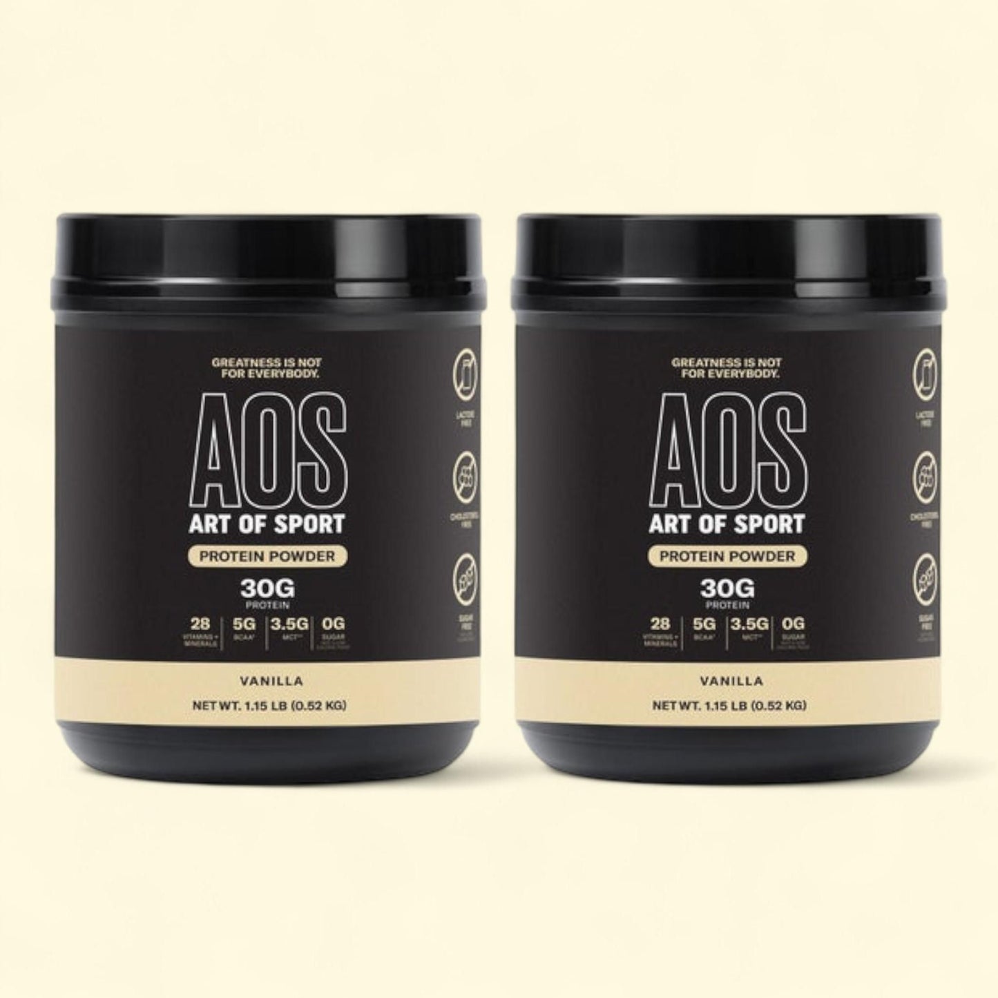 Art of Sport Protein Powder, Vanilla, 1.15 lbs, 2-pack — authentic US product shipped worldwide by Treatspree