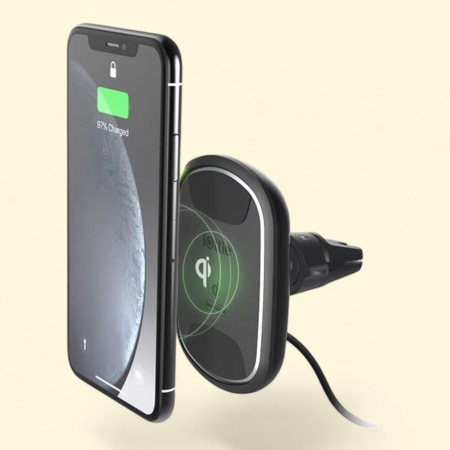 iOttie iTap 2 Wireless Magnetic Qi Air Vent Mount, HLCRIO138, 1 count