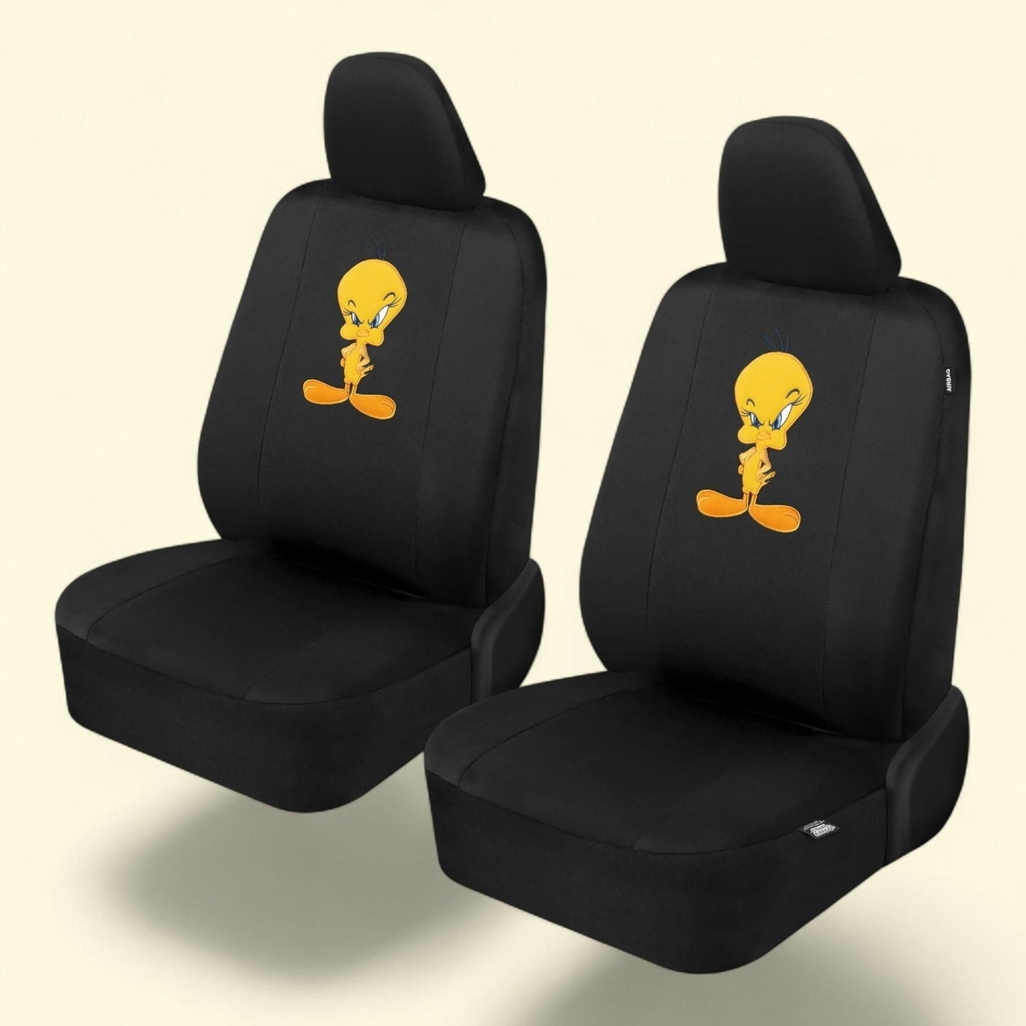 BDK Warner Brothers Looney Tunes Tweety Bird Car Seat Covers Full S... — authentic US product shipped worldwide by Treatspree