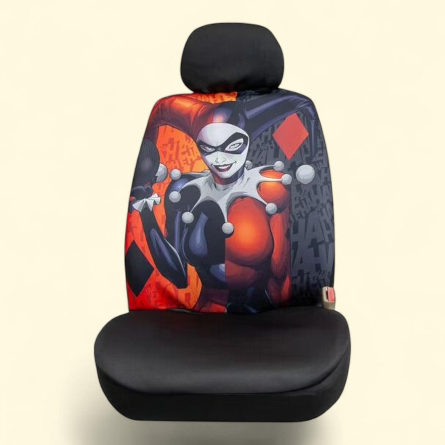 Plasticolor Harley Quinn Seat Cover, Universal Fit, 1 Pack