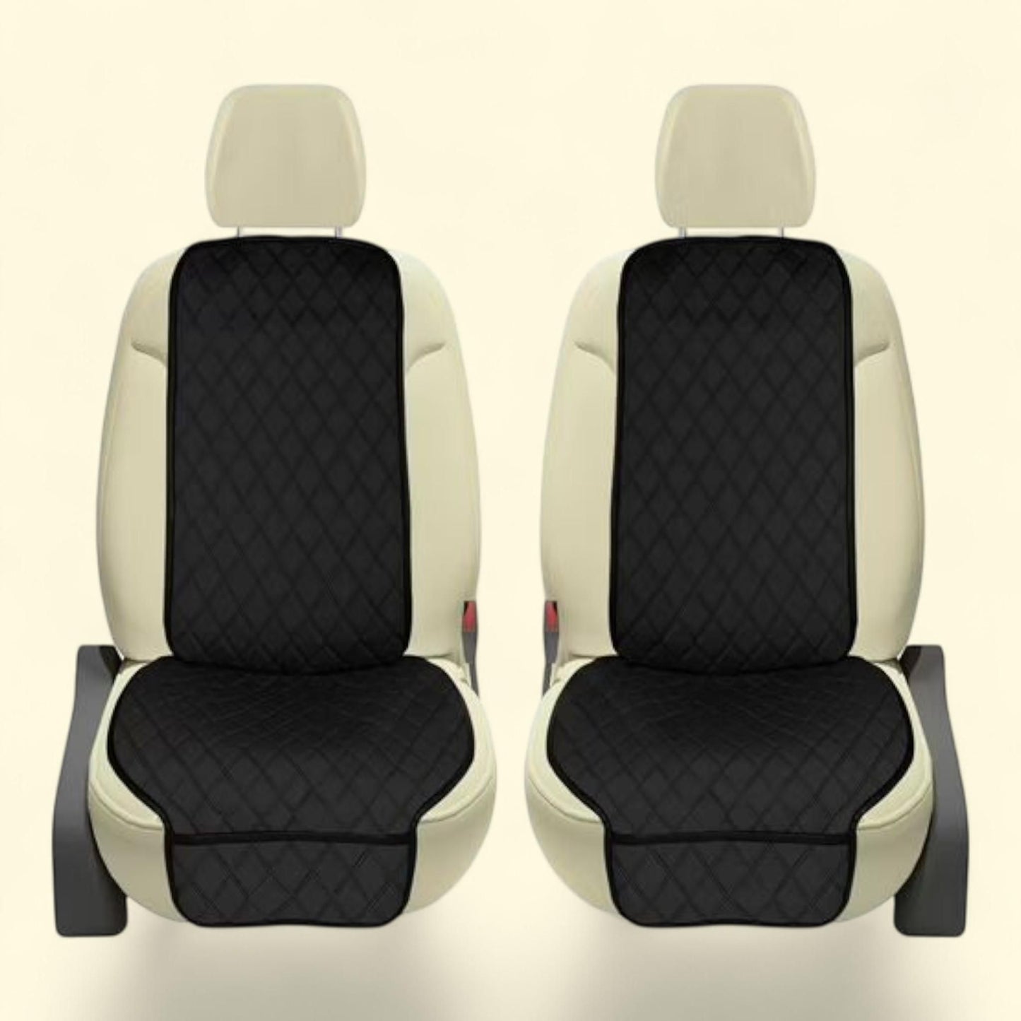 FH Group Neosupreme Car Seat Covers, Black, Universal, 1 count