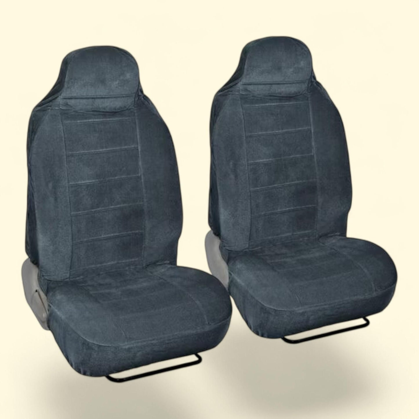 BDK Encore Car Seat Covers, Dotted Cloth 2 Piece, Premium High Back Seat Covers