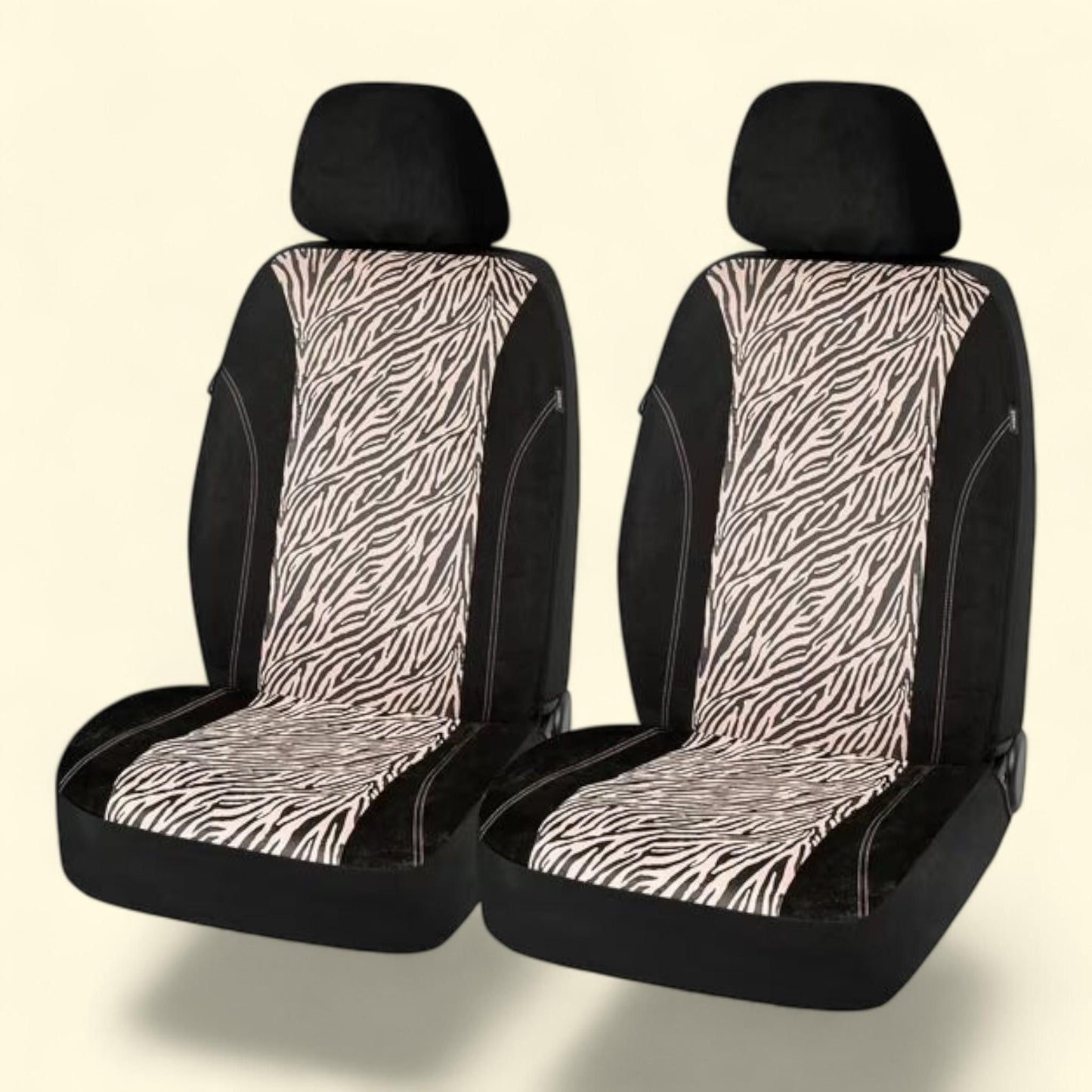 PIC AUTO Seat Cover, Low Back Pink Zebra Car Protection, Micro Suede, Universal Fit, WCA-SL-004, 1 count