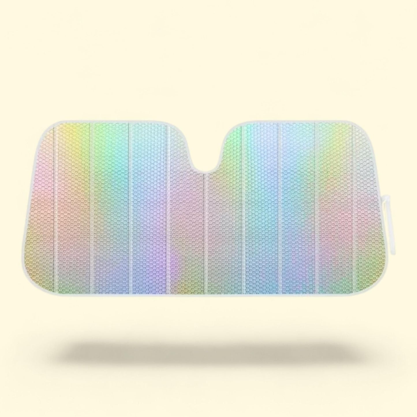 Visière pare-soleil « Sirène irisée » de Sharper Image, 147 x 69 cm