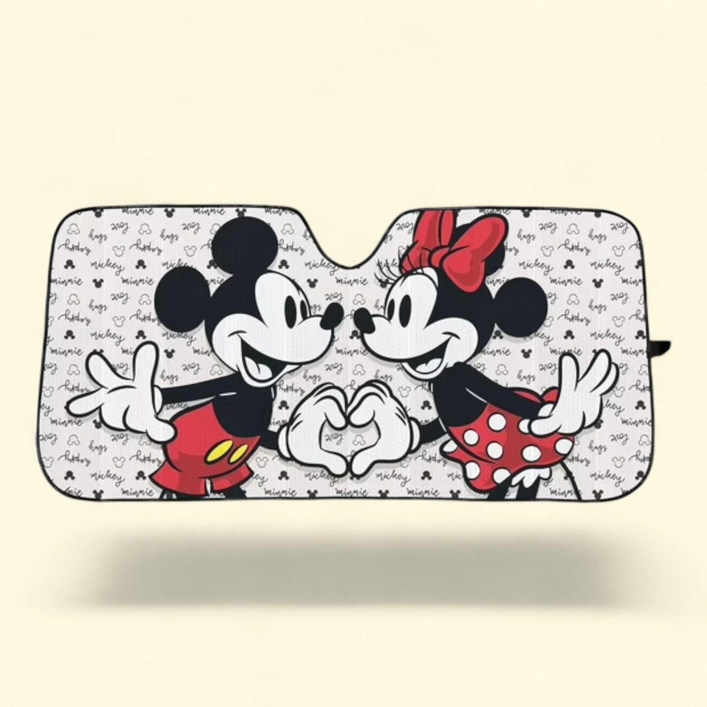 Plasticolor Disney Mickey and Minnie Mouse Love Sunshade, 58" x 27.5"