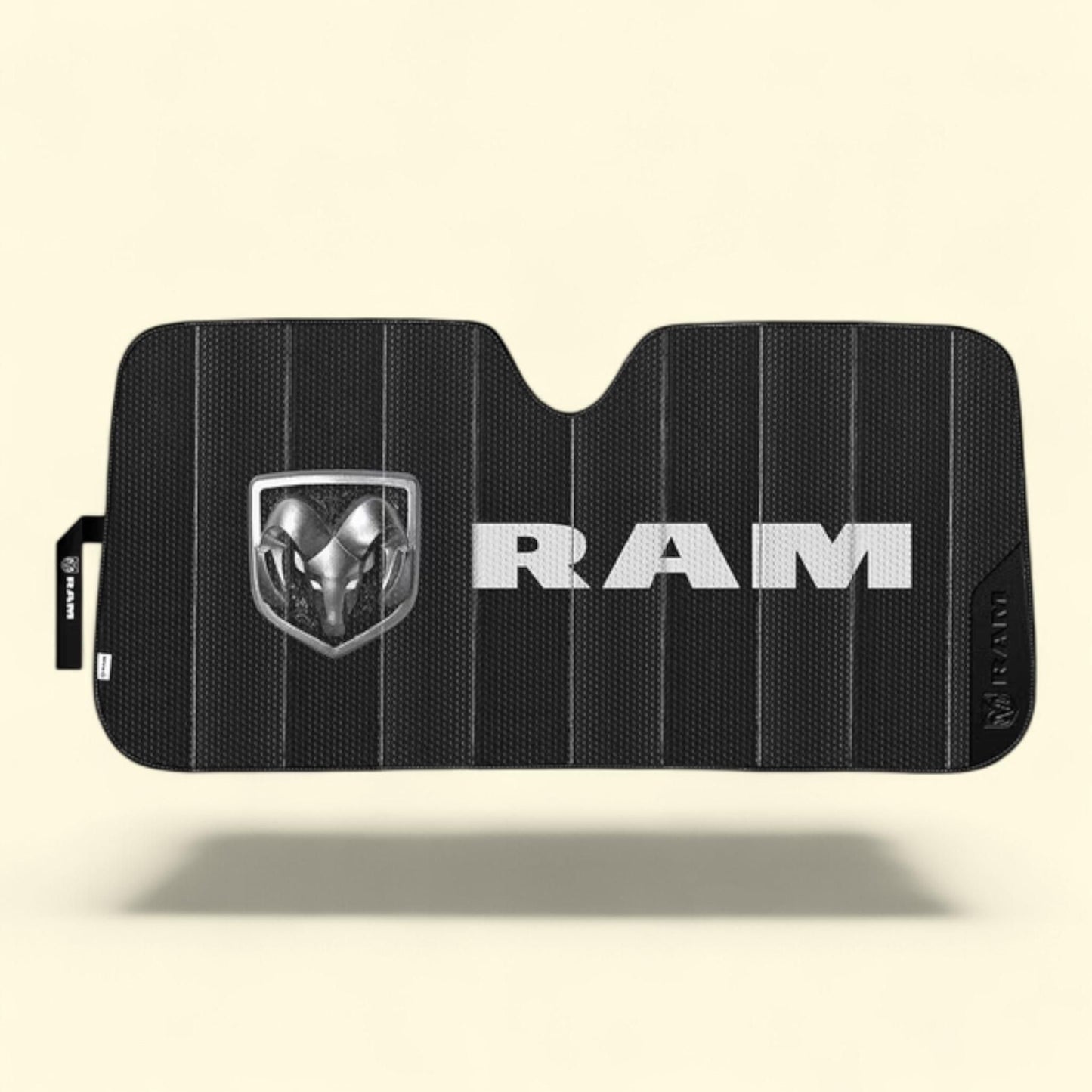 Plasticolor RAM Logo Automotive Windshield Sunshade, 58" x 27.5"