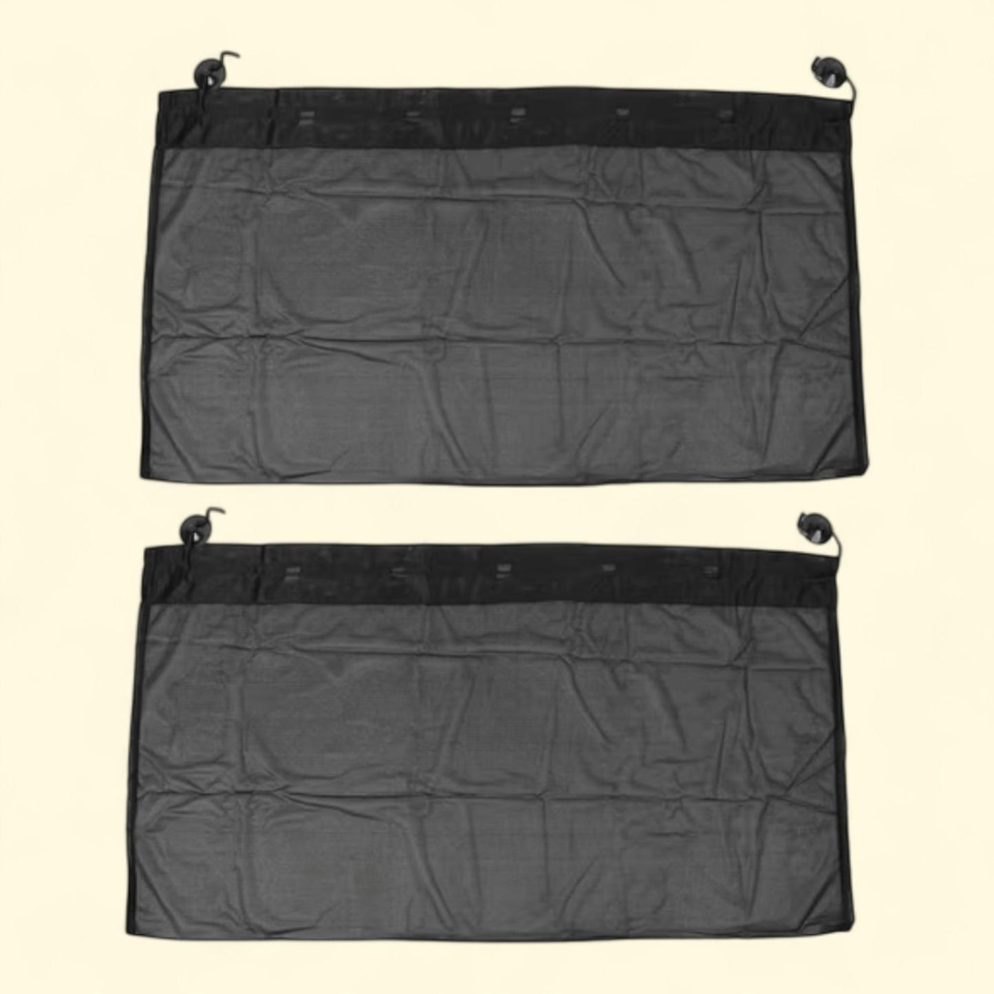 Unique Bargains Auto Car Window Side Folding Sun Shade, 2 Pcs, 100cm x 50cm, Black