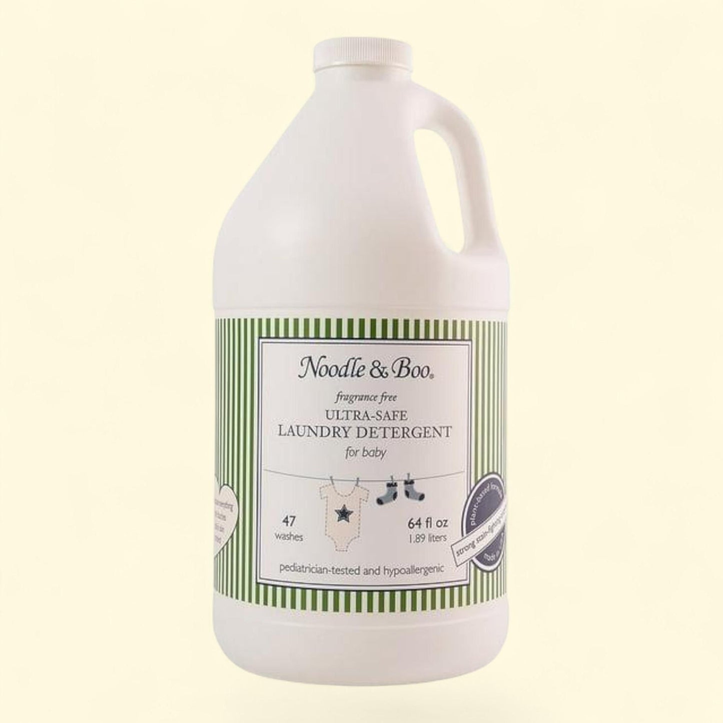 Noodle & Boo Baby Liquid Laundry Detergent, Fragrance-Free, 64 fl oz