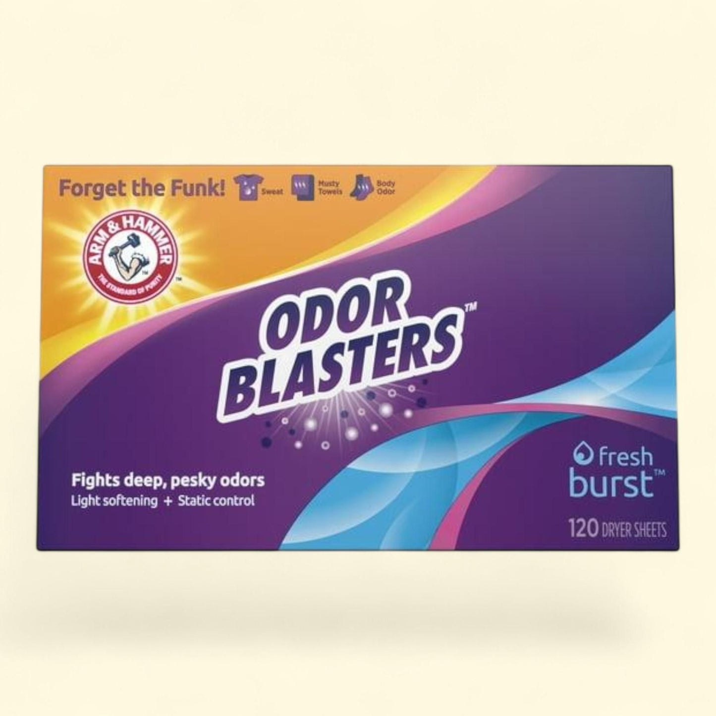 Arm & Hammer Dryer Sheets, Fresh Burst, 120 Count