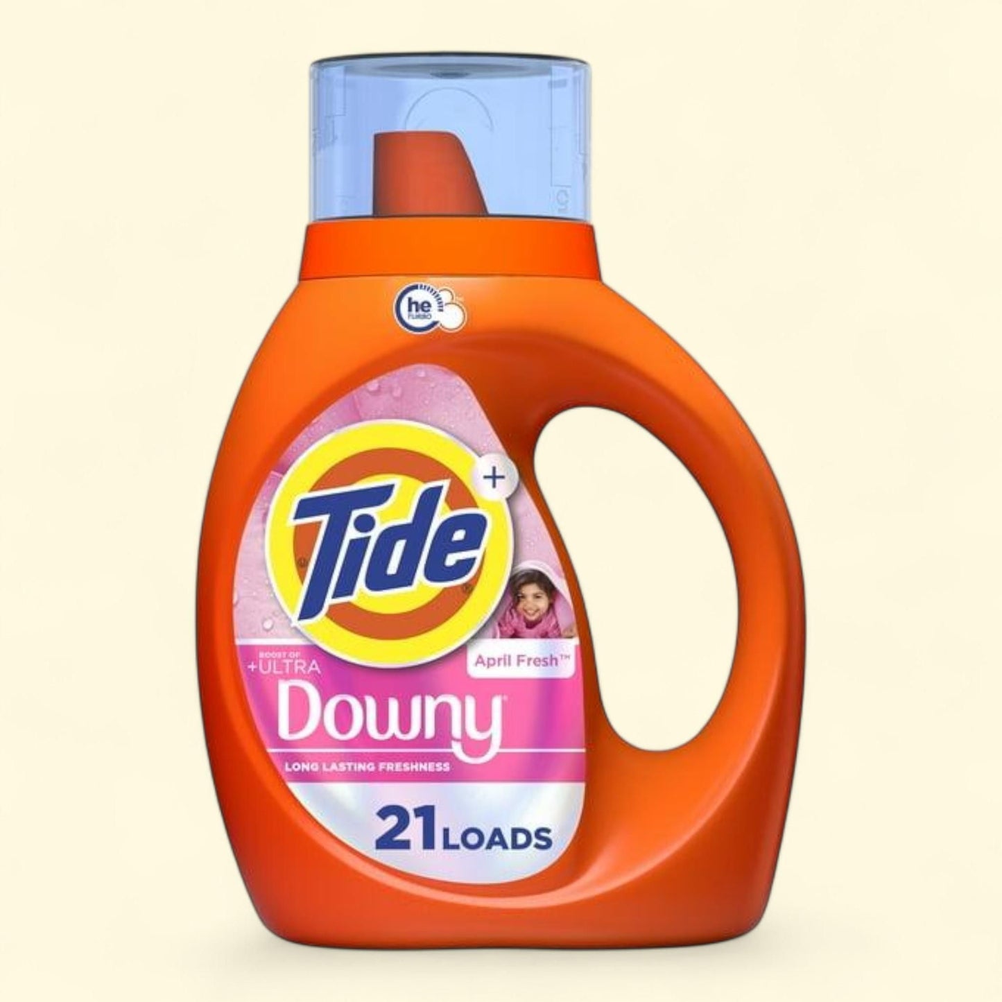 Tide Plus Ultra Downy Liquid Laundry Detergent, April Fresh Scent, 30 fl oz