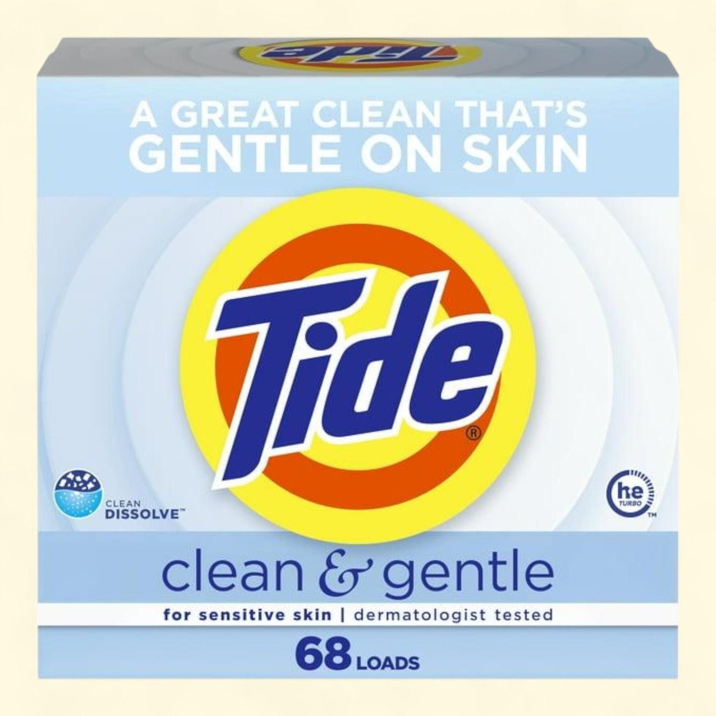 Tide Powder Laundry Detergent, Clean and Gentle, 77 oz