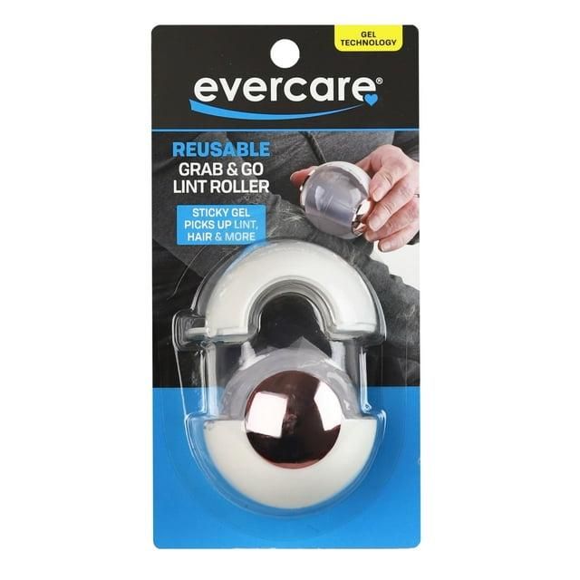 Evercare Grab & Go Gel Lint Roller, Reusable, Washable, Ball
