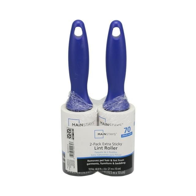 Mainstays Lint Roller, 70 Layer, 2-Pack