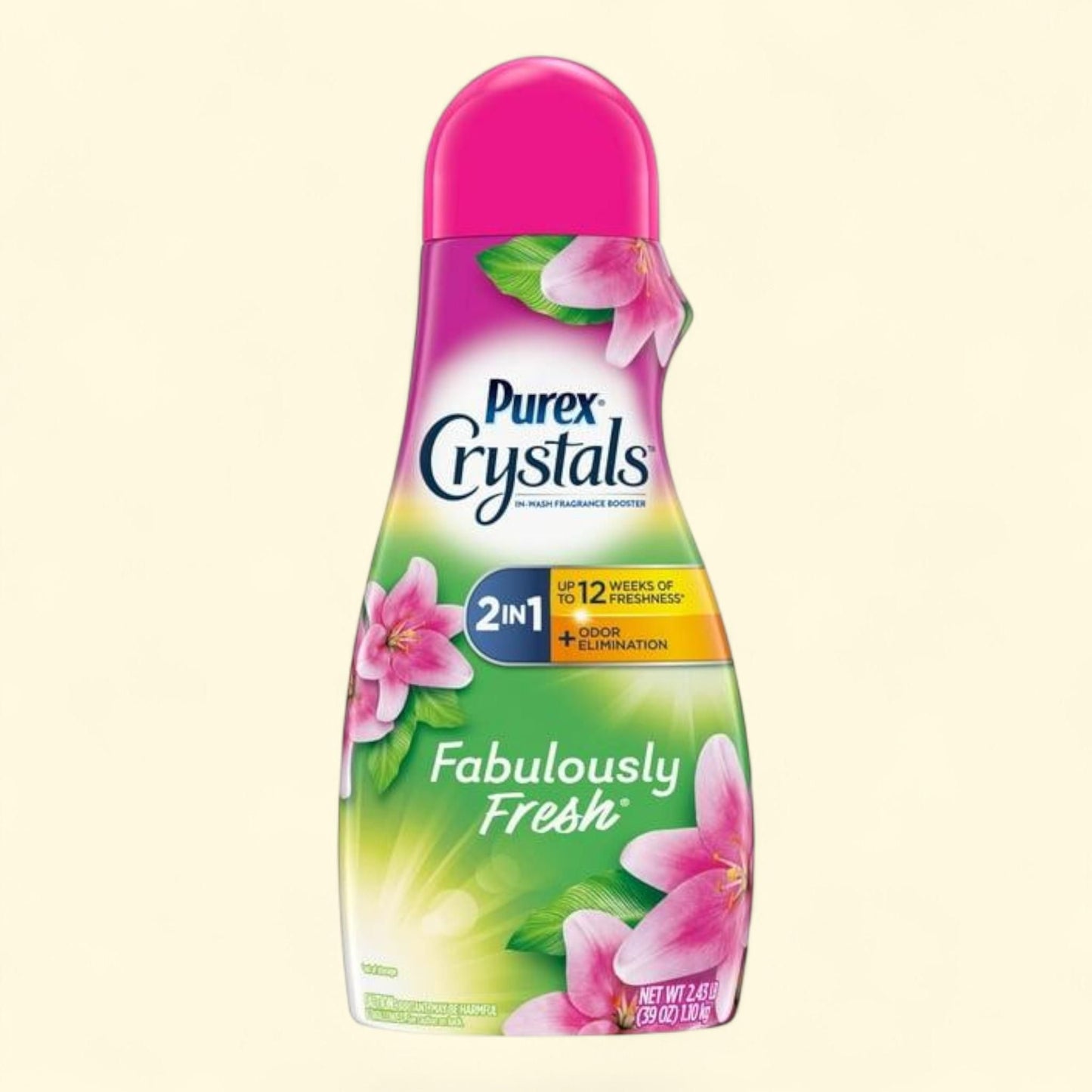 Purex Crystals, Fabulously Fresh, 39 oz