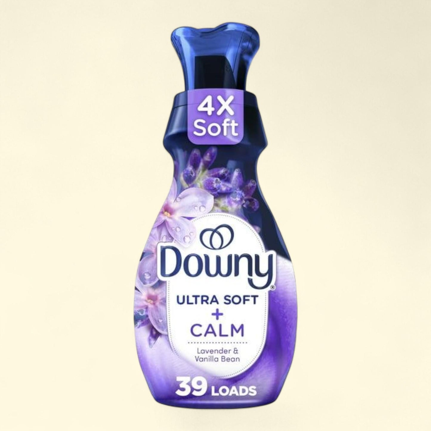 Downy Ultra Soft Fabric Softener Liquid, Calm, Lavender and Vanilla Bean, 26 fl oz