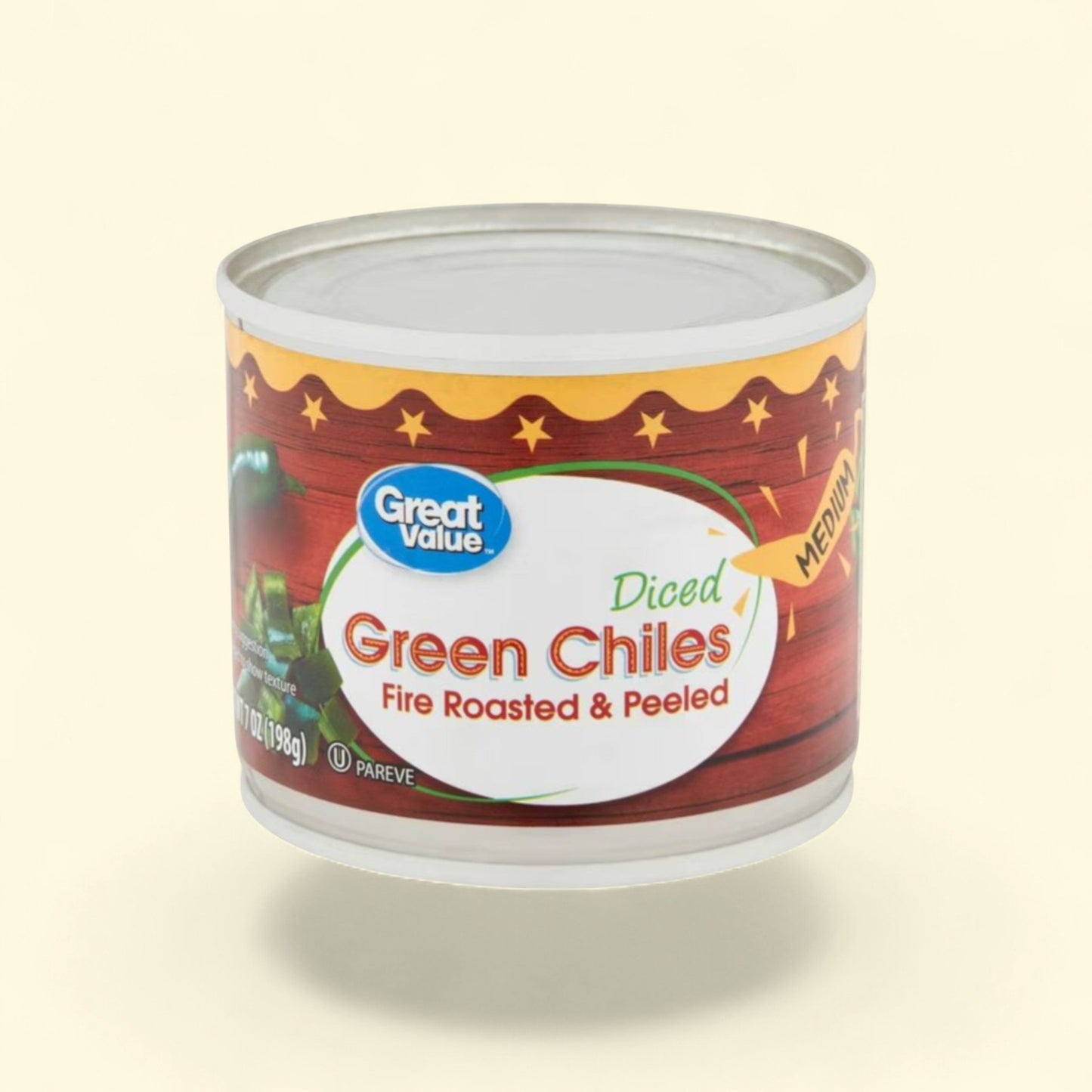 Great Value Canned Diced Green Chiles, 7 oz — authentic US product shipped worldwide by Treatspree