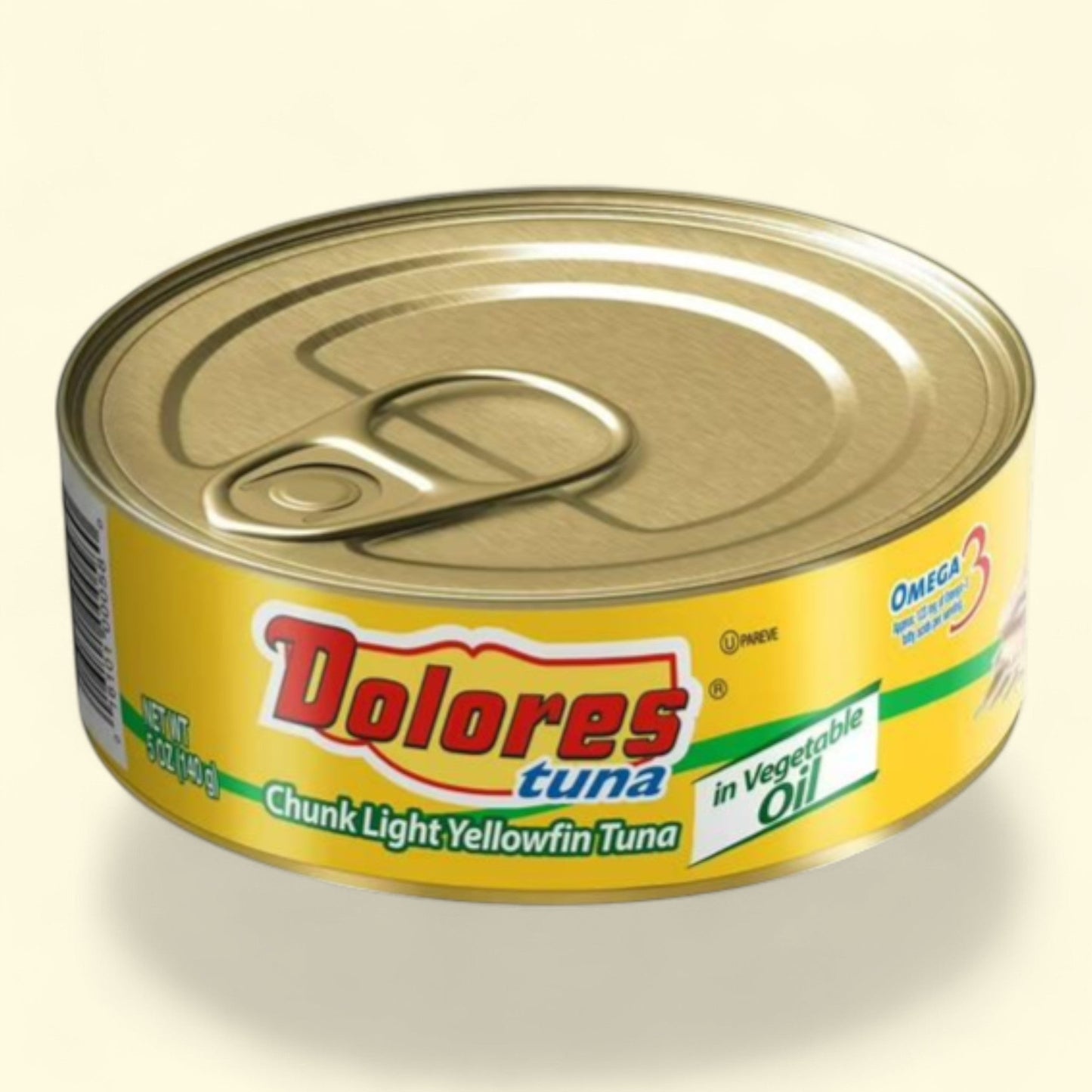 Dolores Tuna, Chunk Light Yellowfin Tuna in Vegetable Oil, 5 oz Can