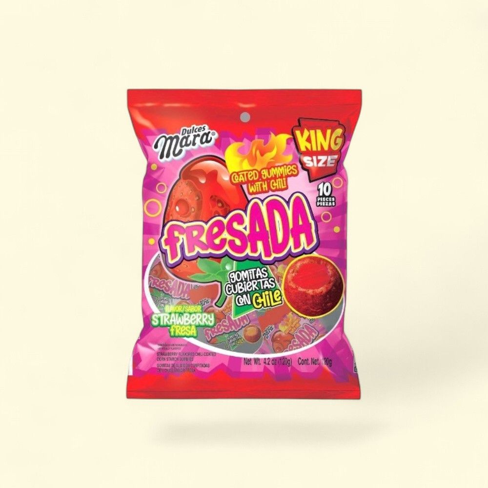Dulces Mara Fresada Strawberry Gummy Candies 4.2oz — authentic US product shipped worldwide by Treatspree