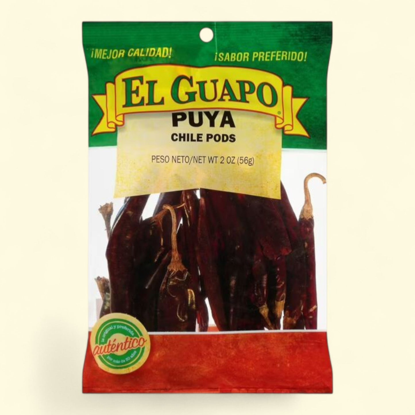 El Guapo Whole Puya Chili Pods, 2 oz