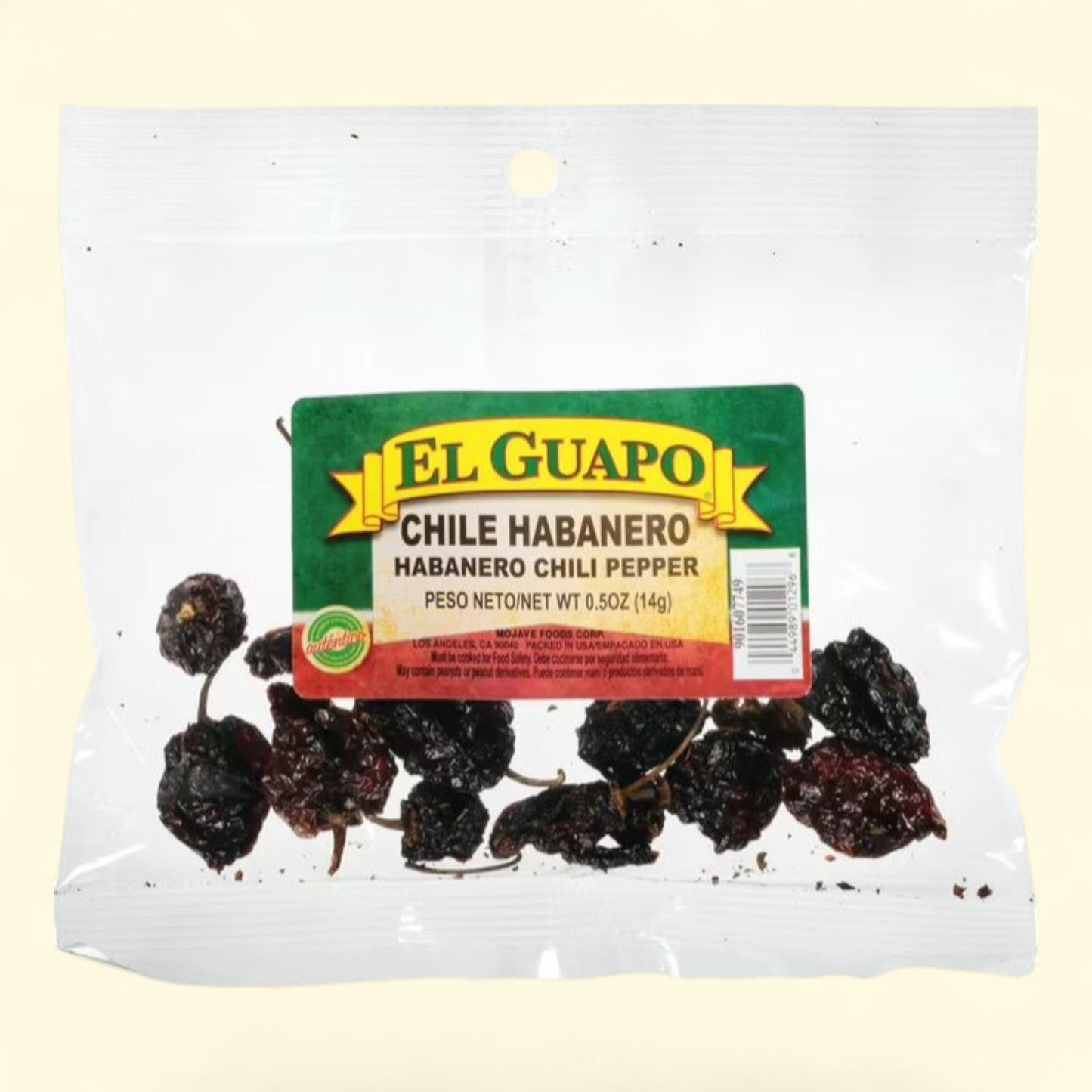 El Guapo Whole Habanero Chili Pods, 0.5 oz