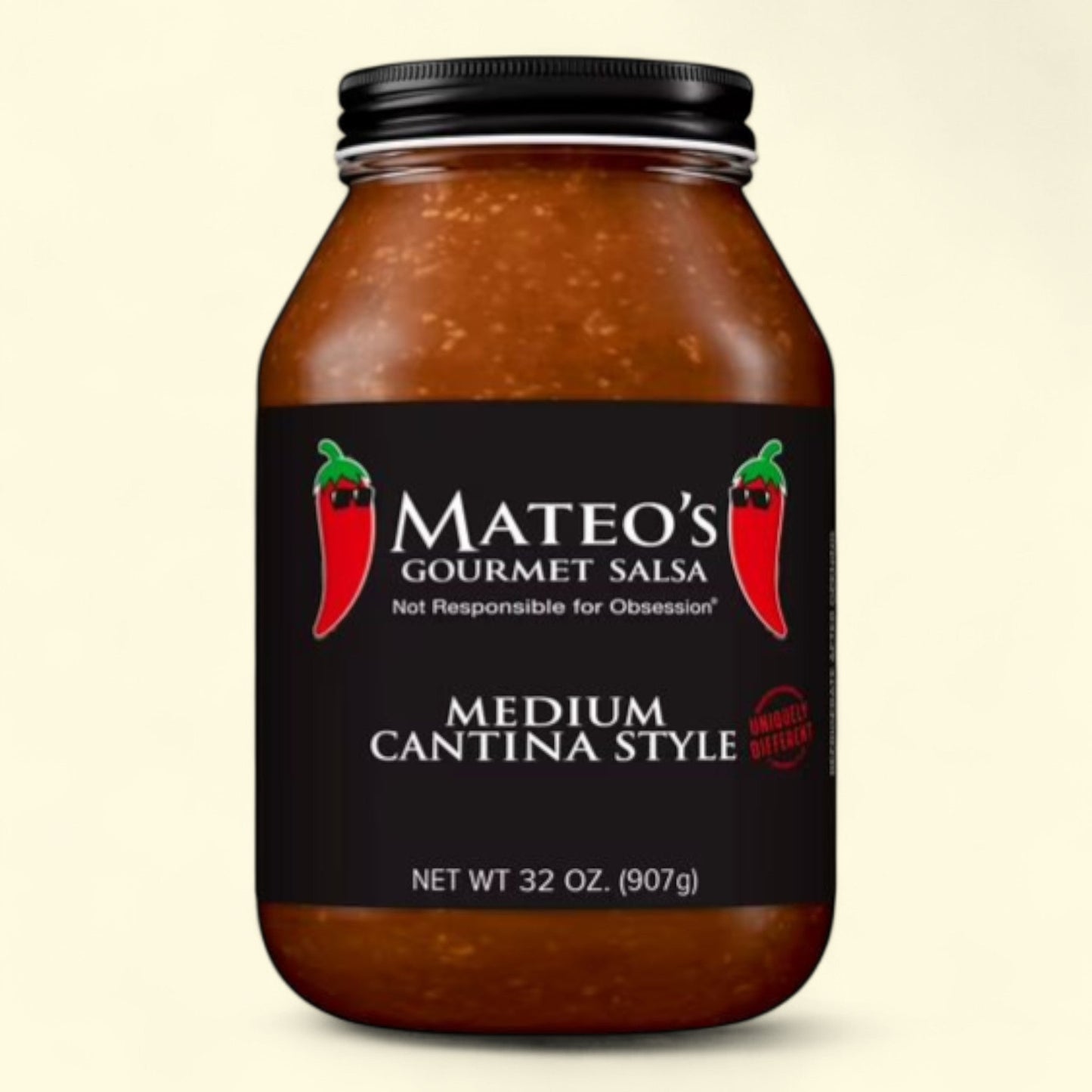 Mateo's Gourmet Medium Cantina Salsa, 16 oz Jar