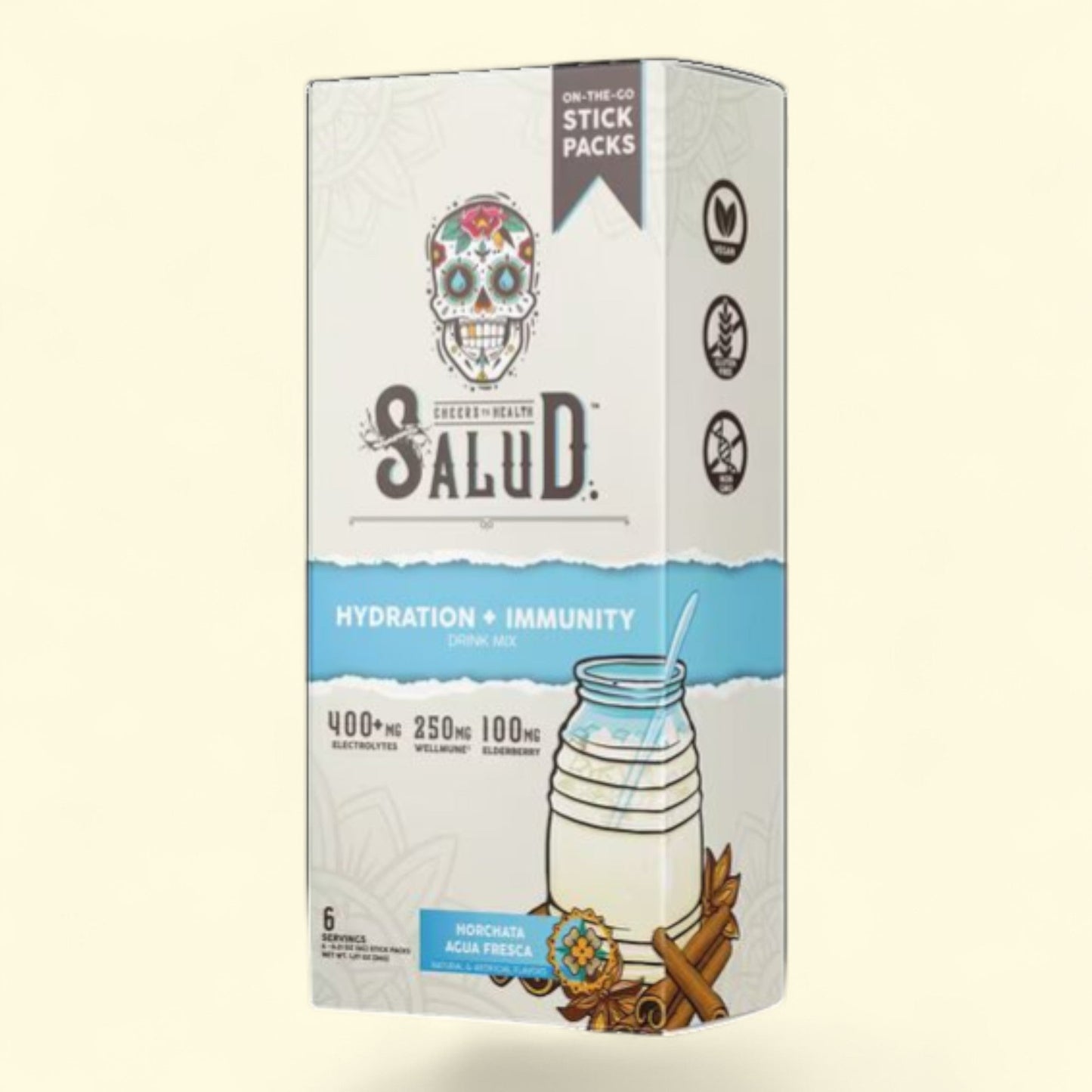 Taste Salud, Hydration + Immunity Drink Mix, Horchata, 1.27 oz