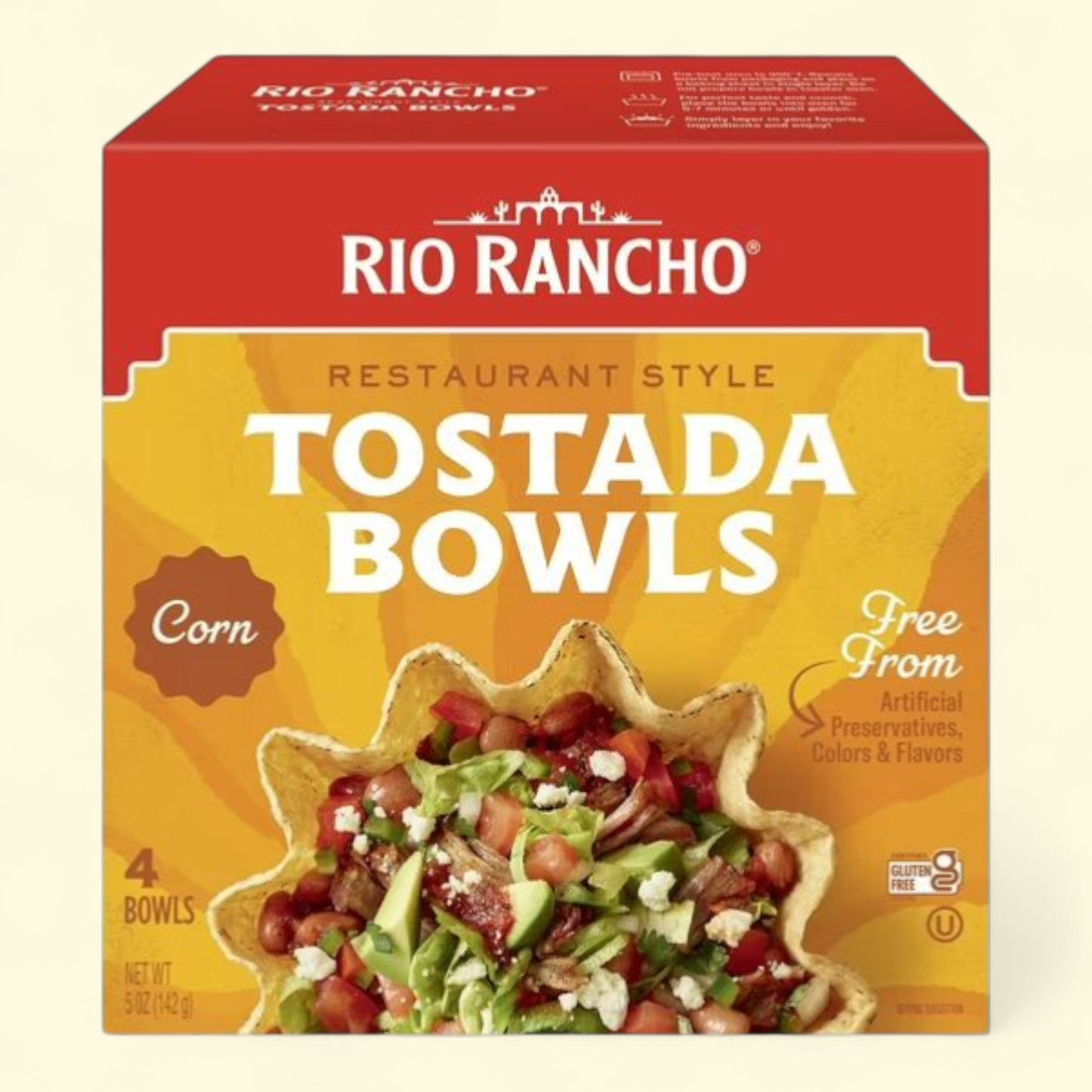 Rio Rancho Tostada Bowls, 4 Count