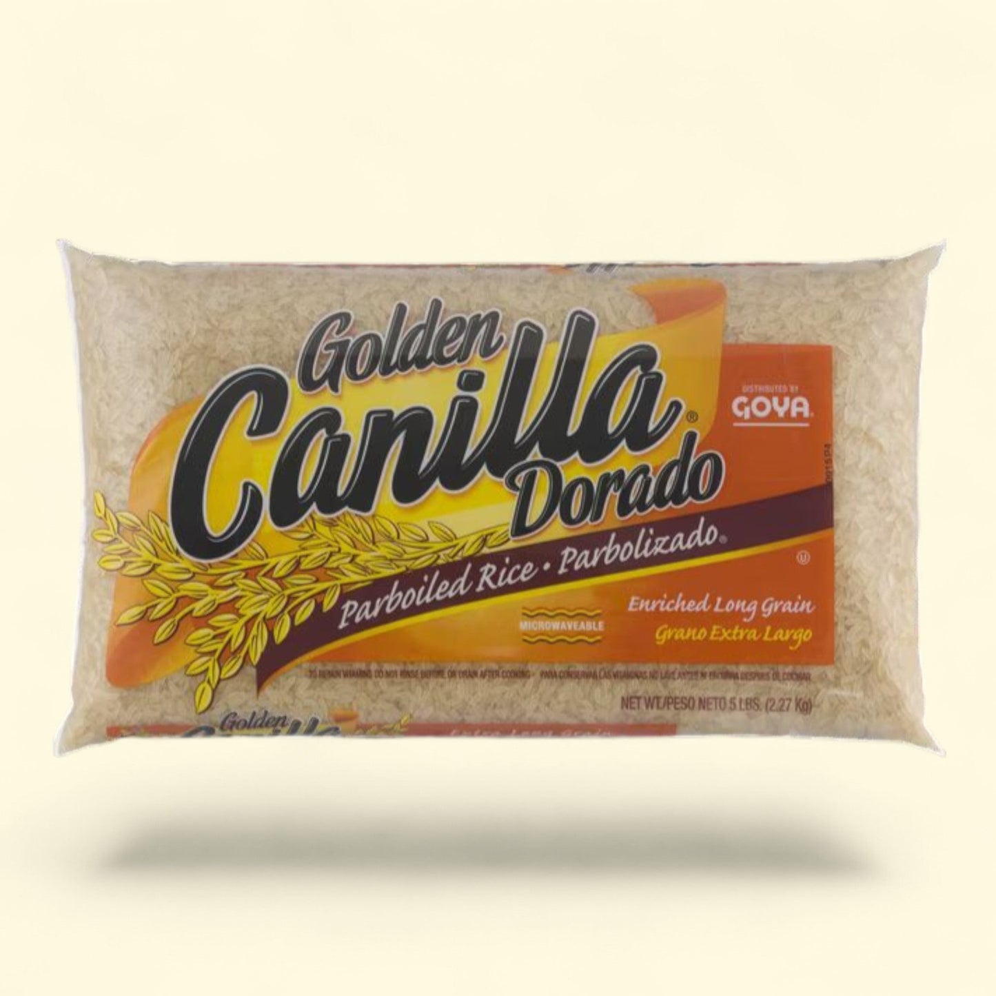 Golden Canilla Long Grain Parboiled Rice, 5 lb