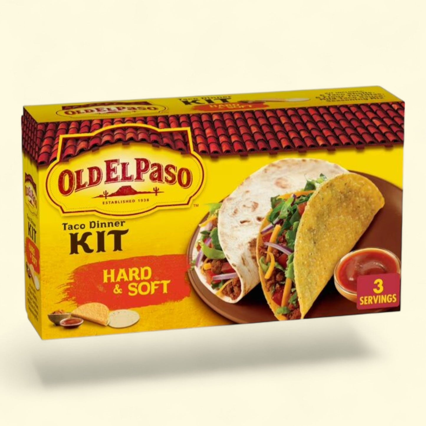 Old El Paso Taco Dinner Kit, Hard & Soft, 11.4 oz. — authentic US product shipped worldwide by Treatspree