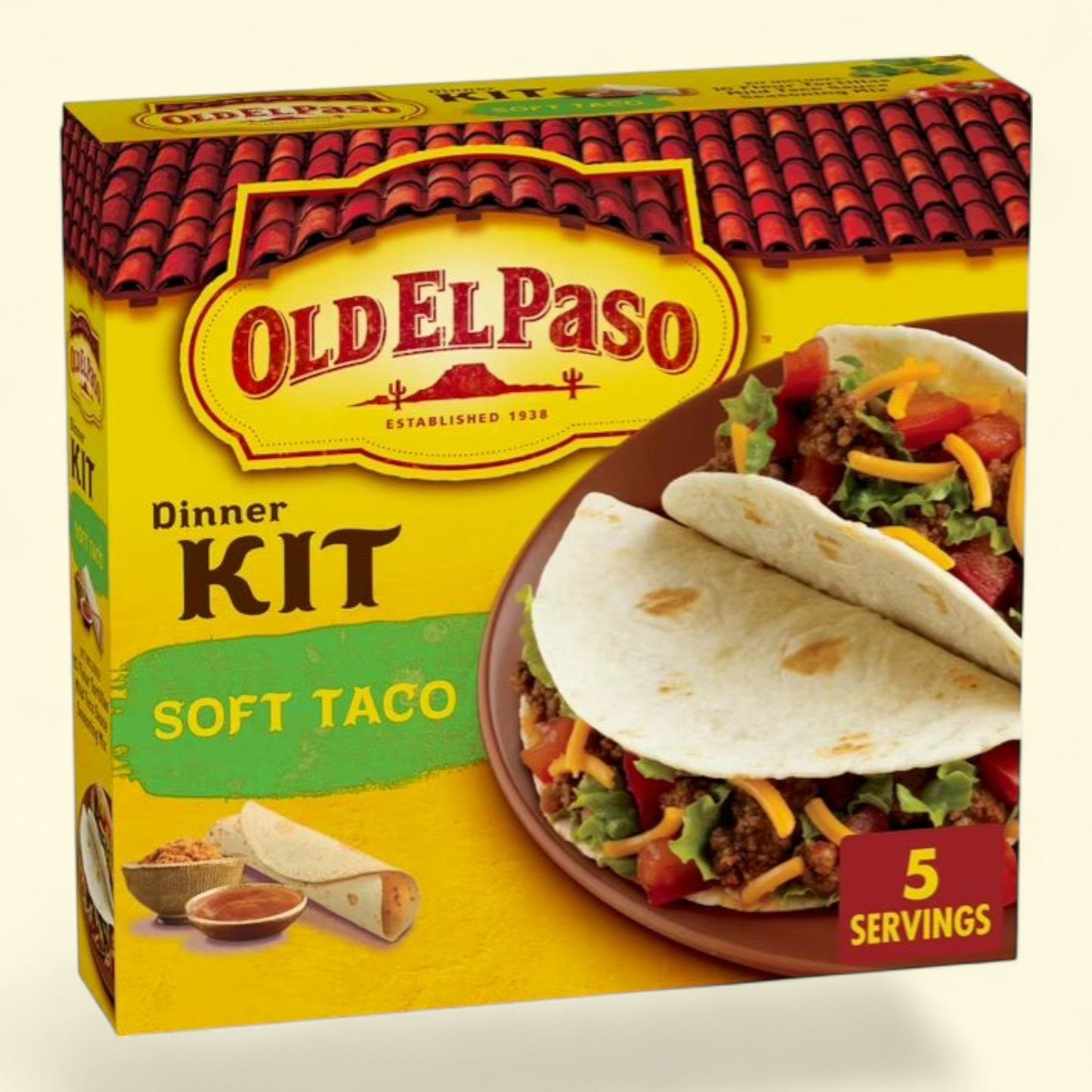 Old El Paso Soft Taco Dinner Kit, 12.5 oz. — authentic US product shipped worldwide by Treatspree